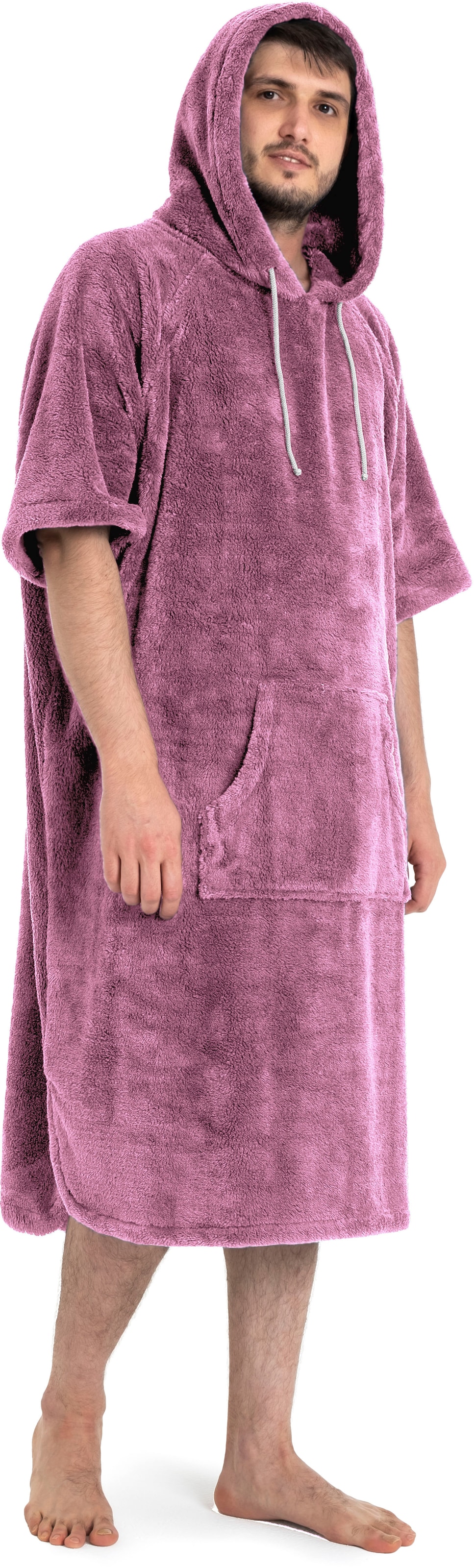 GOODproduct Badeponcho »Lillou, Surfponcho ideal für Sauna, Spa & im Urlaub« 1 Stk. weich und kuschelig, plüsch, Fleece, Unisex, für Damen und Herren