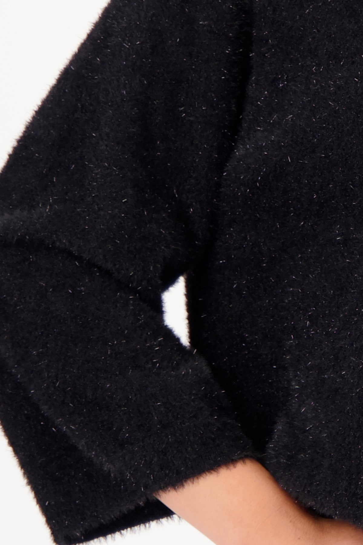 Monari Pull à col montant »Pullover Lurex« Regular fit mit Rundhalsausschnitt