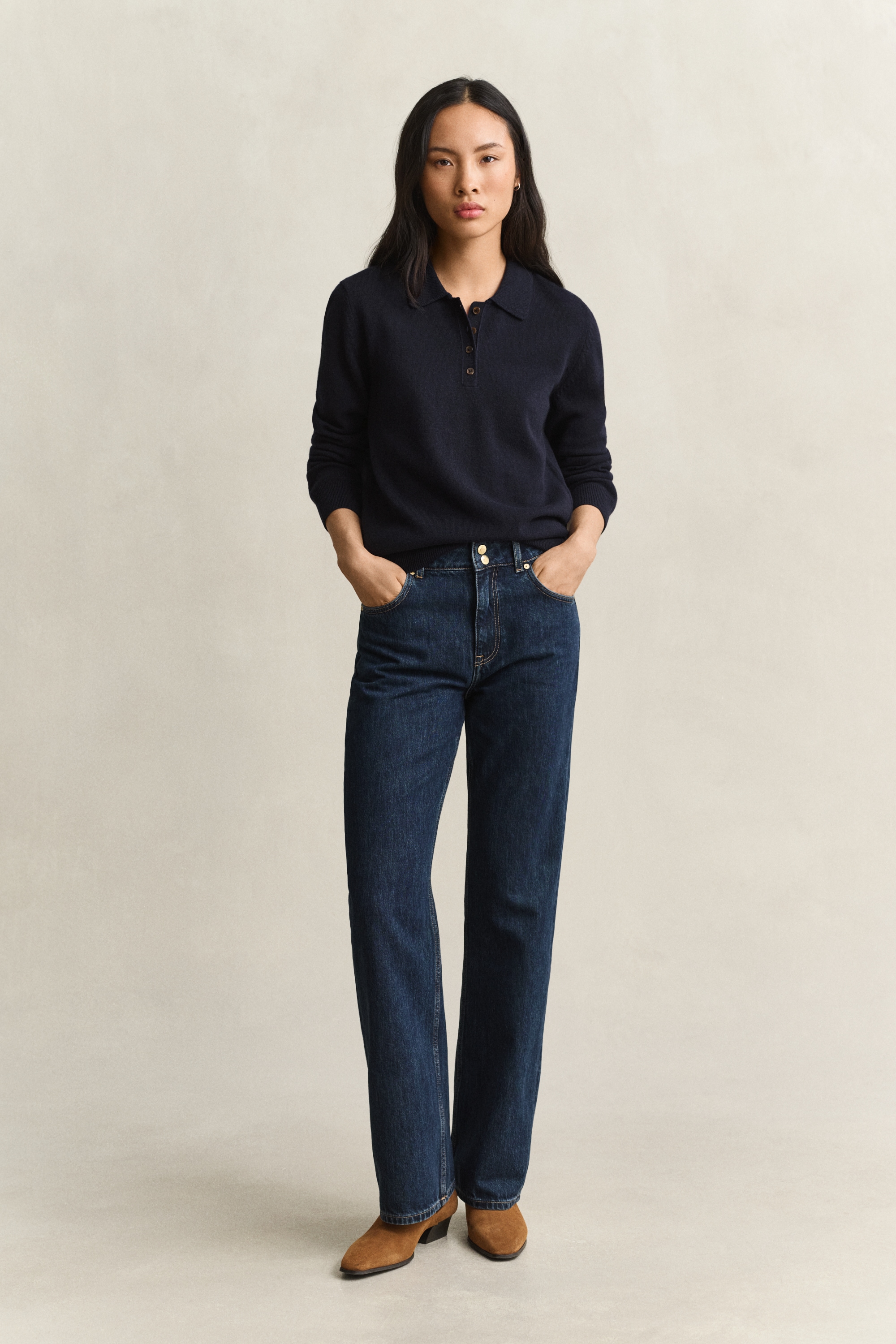 Gant Polokragenpullover »SUPERFINE LAMBSWOOL« aus reiner Wolle