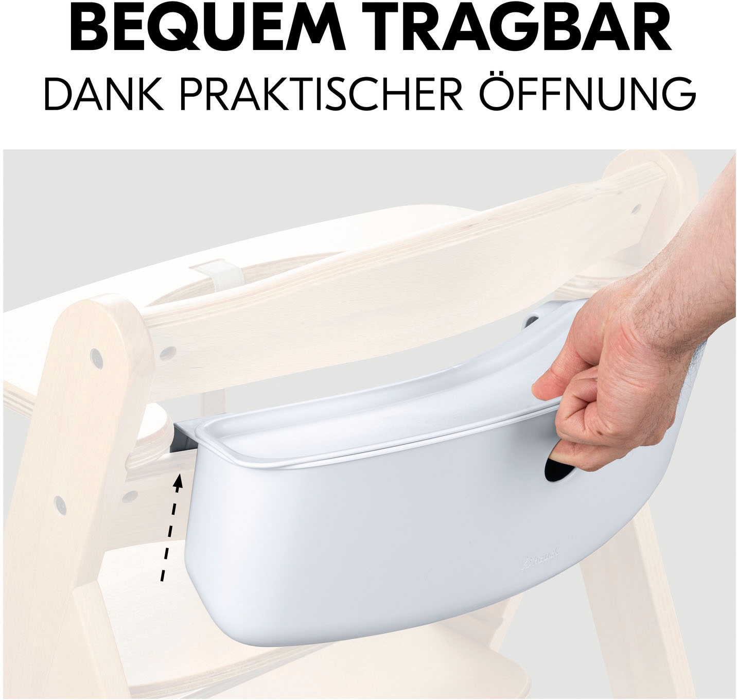 Hauck Aufbewahrungsbox »Highchair Box S, white« für Hochstühle