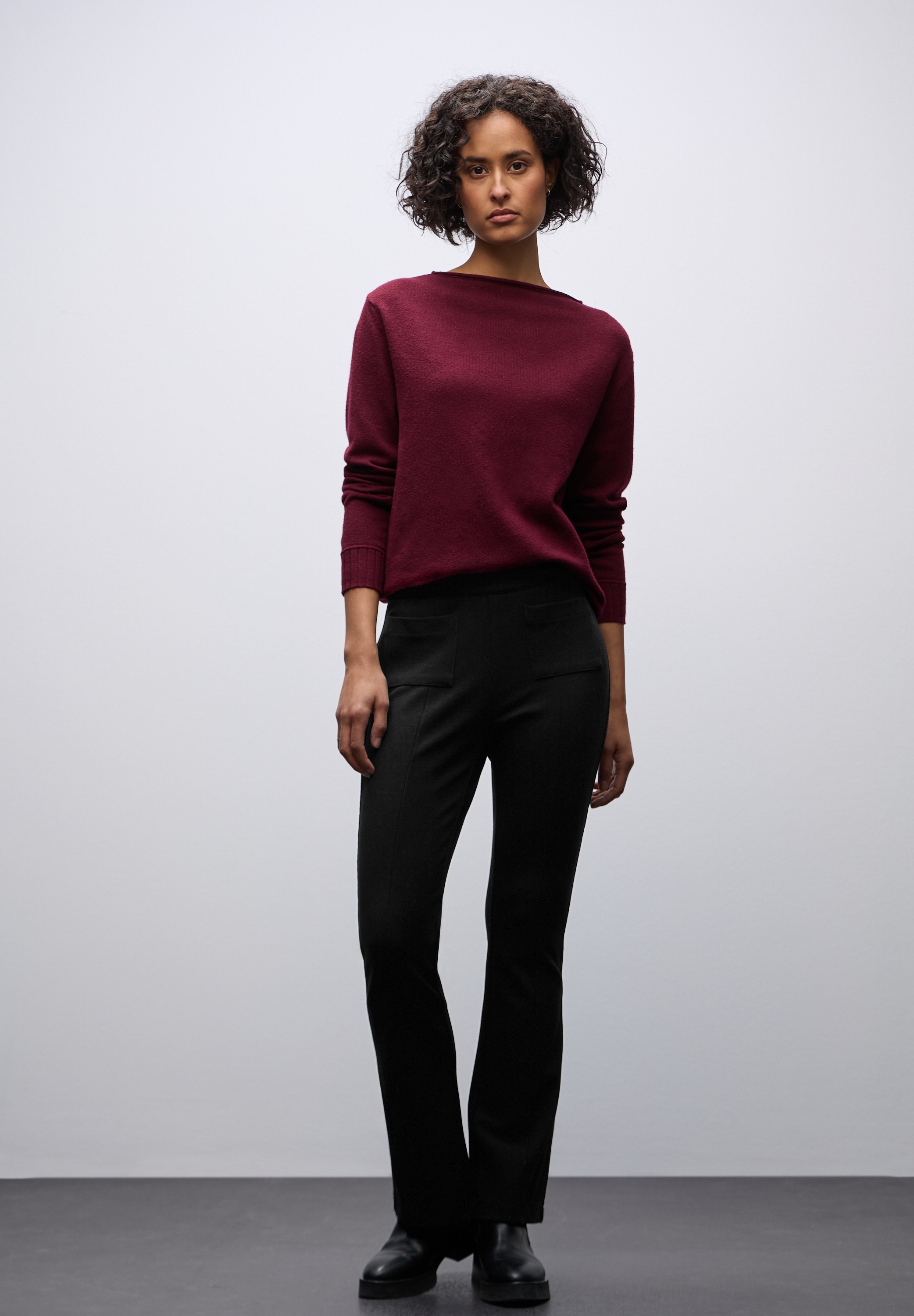 STREET ONE Pantalon bootcut »Style Hope«  mit elastischem Bund