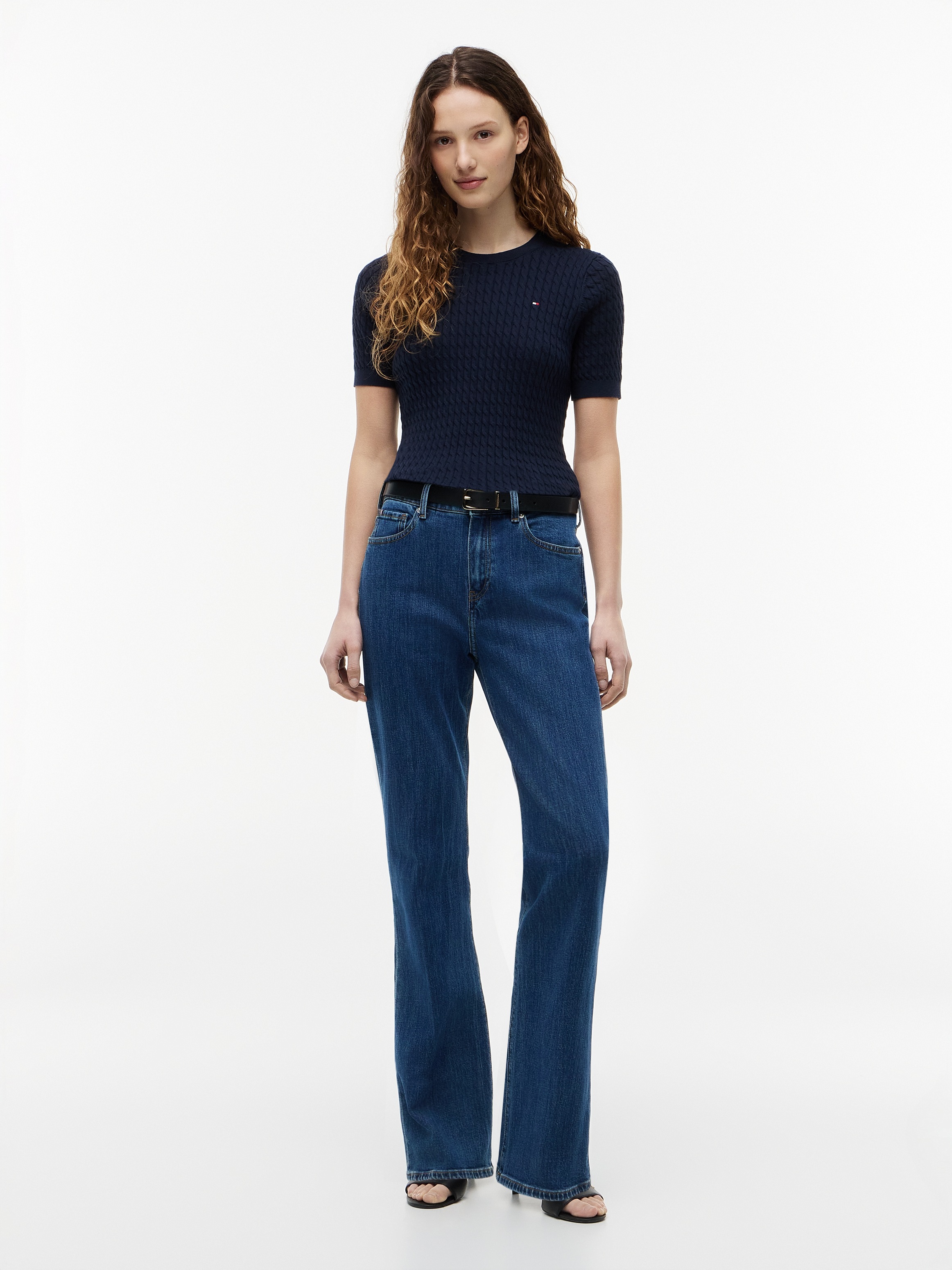 Tommy Hilfiger Jeans bootcut »BOOTCUT RIAN RW« Baumwollmischung, Stretch, ausgestellte Beinform
