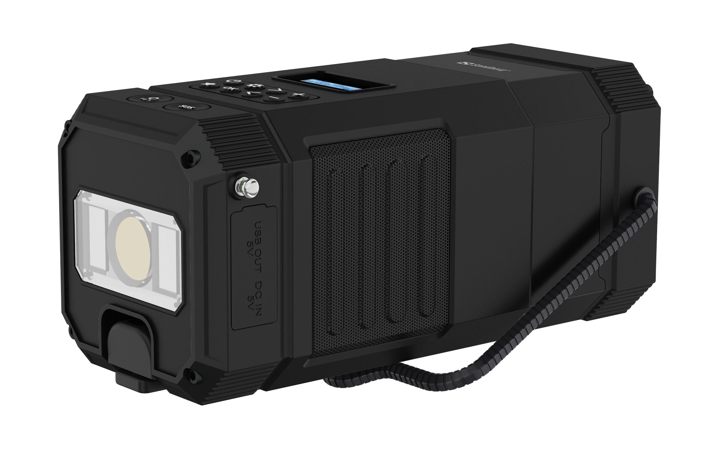 Sandberg Powerbank »Lantern All-in1 10000 mAh« Solarpanel, Wireless Charger