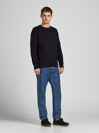Jack & Jones »JJEBRADLEY  mit Rippbündchen für Alltag und Freizeit«, Materialmix, relaxed fit
