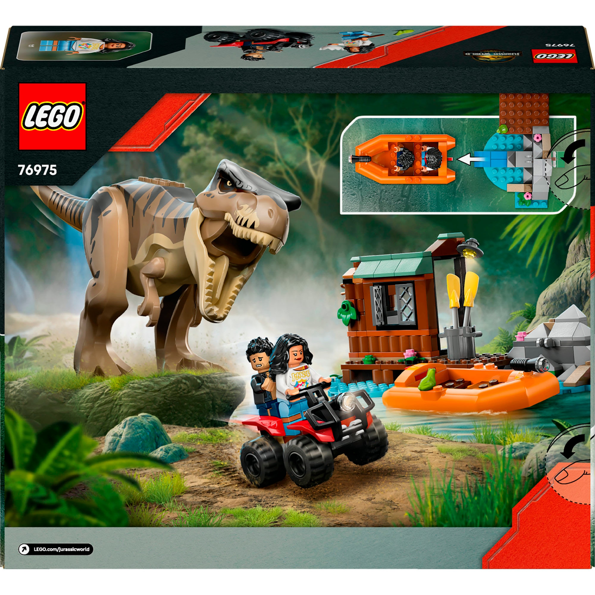 LEGO® Konstruktionsspielsteine »Flucht vor dem T.Rex (76975), LEGO Jurassic World« Made in Europe