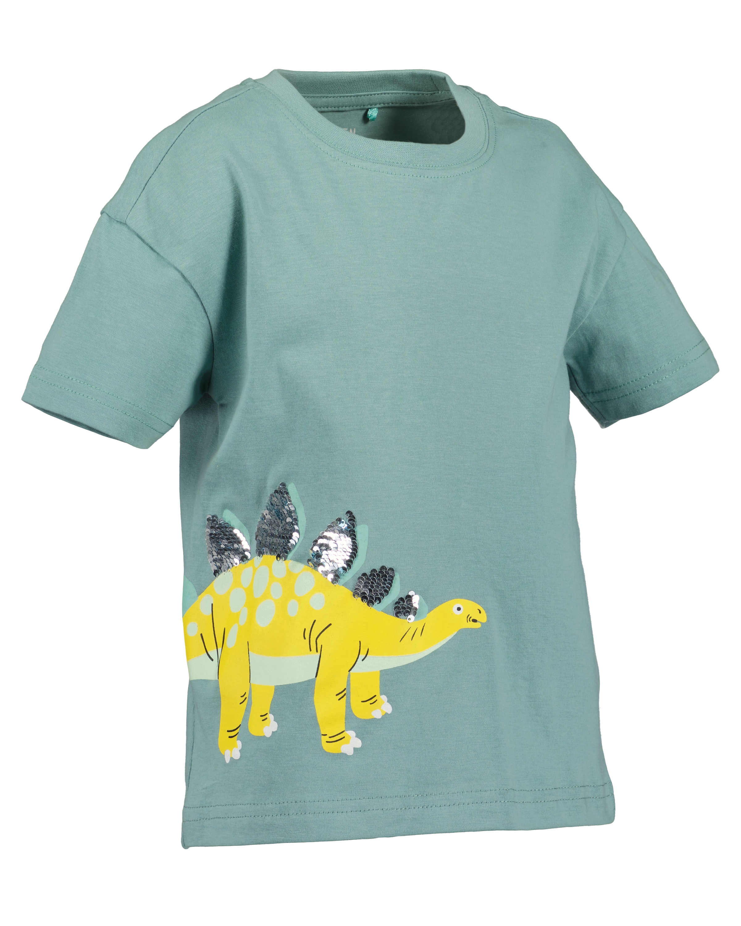 Blue Seven T-Shirt Basic-Passform, mit tollen Pailletten, aus reiner Baumwolle