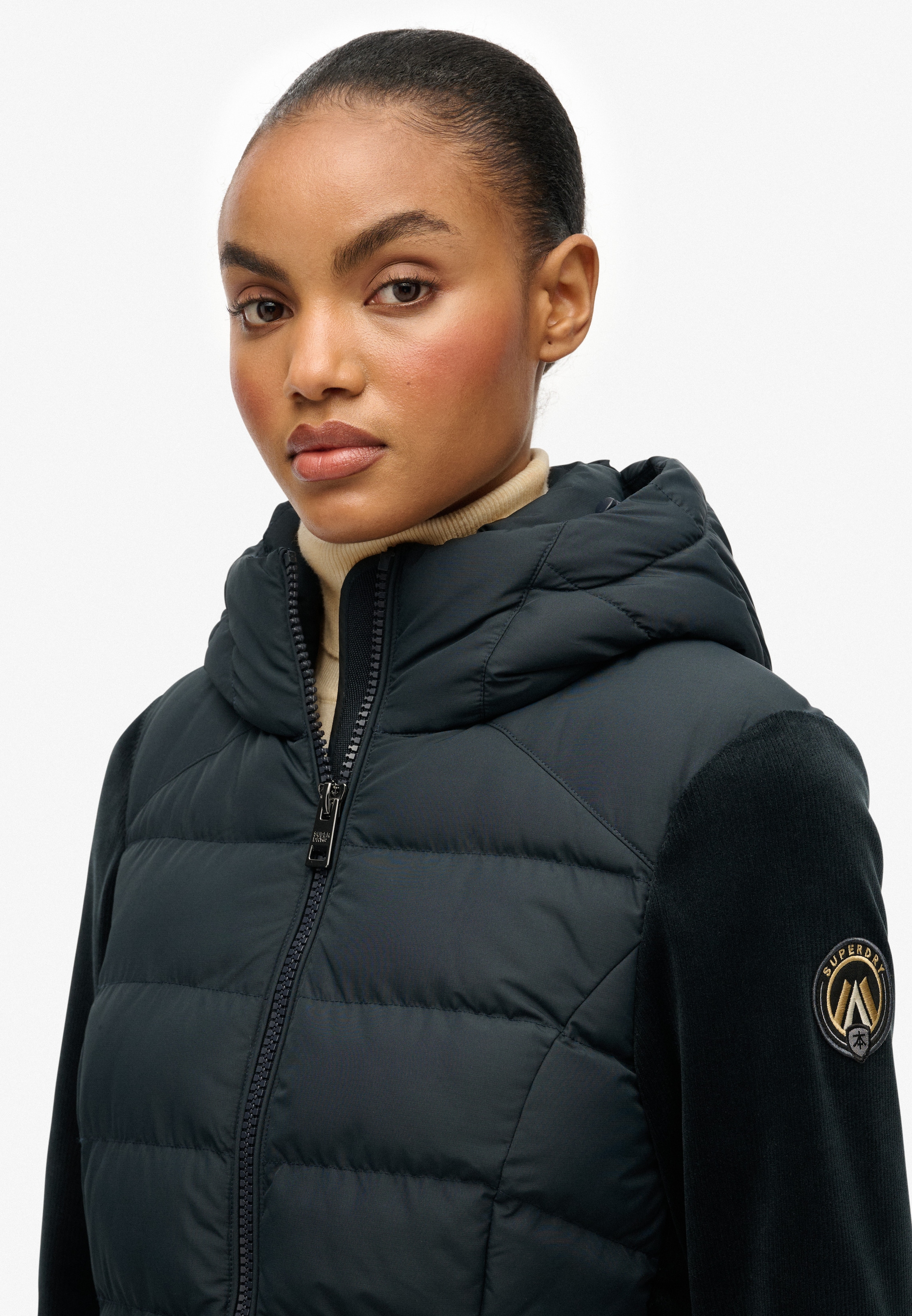 Superdry Steppjacke »HOODED FUJI STORM JACKET« mit Kapuze