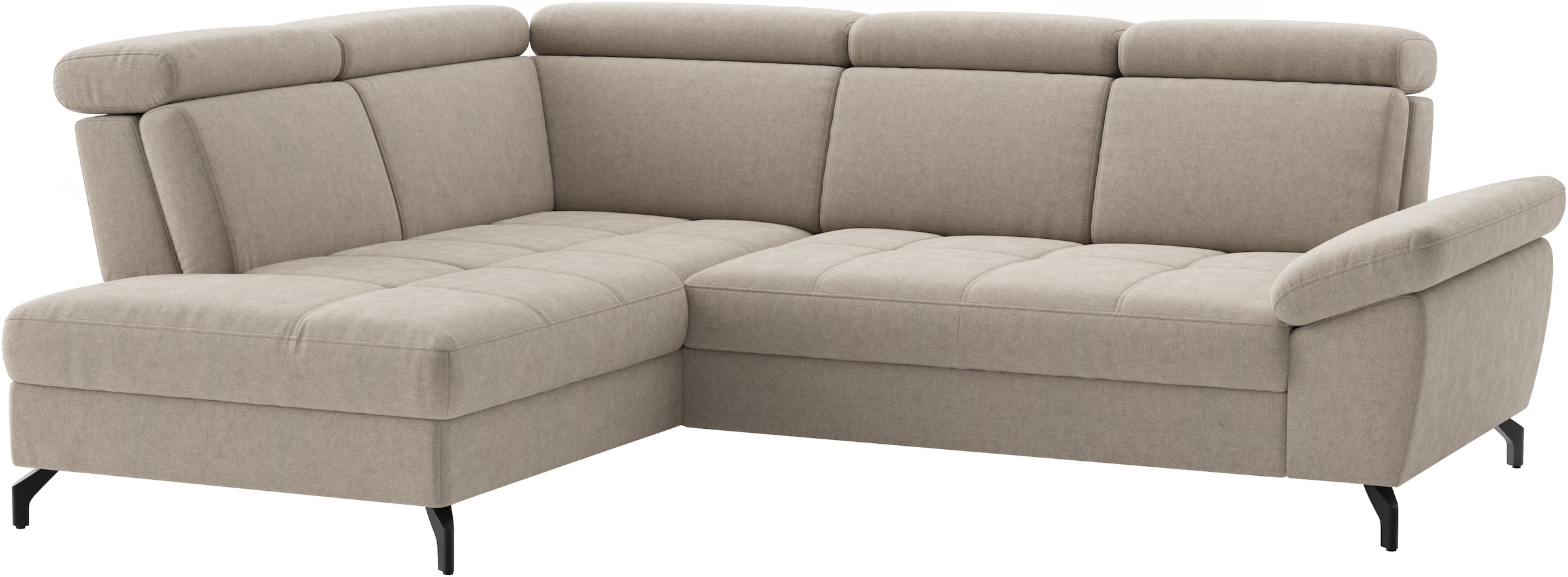 sit&more Ecksofa »Vanity« Inkl.Sitz-,Kopf-und Armteilverstellung