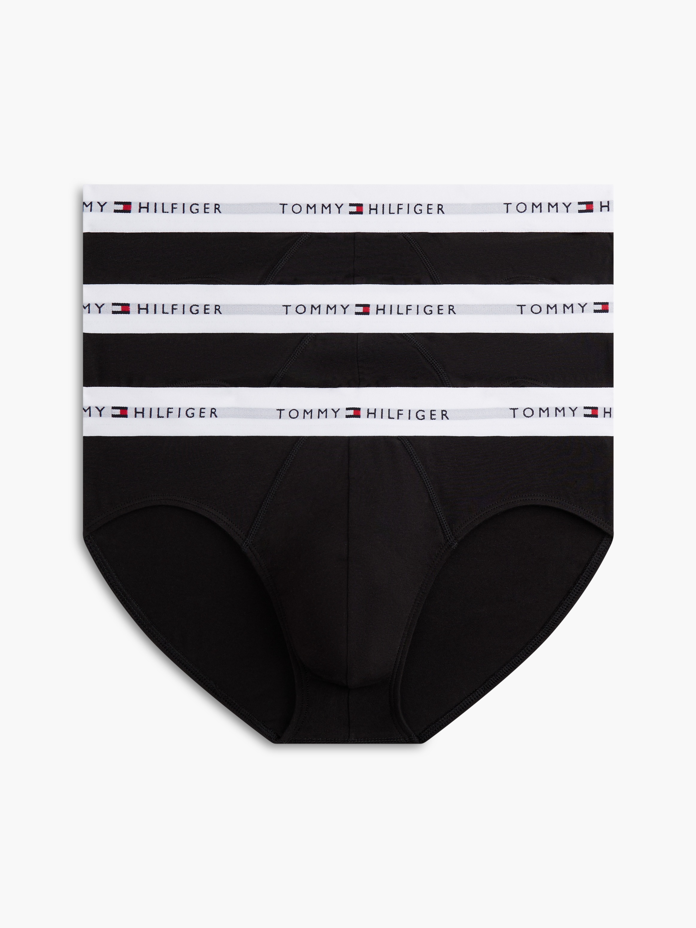Tommy Hilfiger Underwear Slip »BRIEF« Paquet, 3 cuis Caleçon avec ceinture à logo