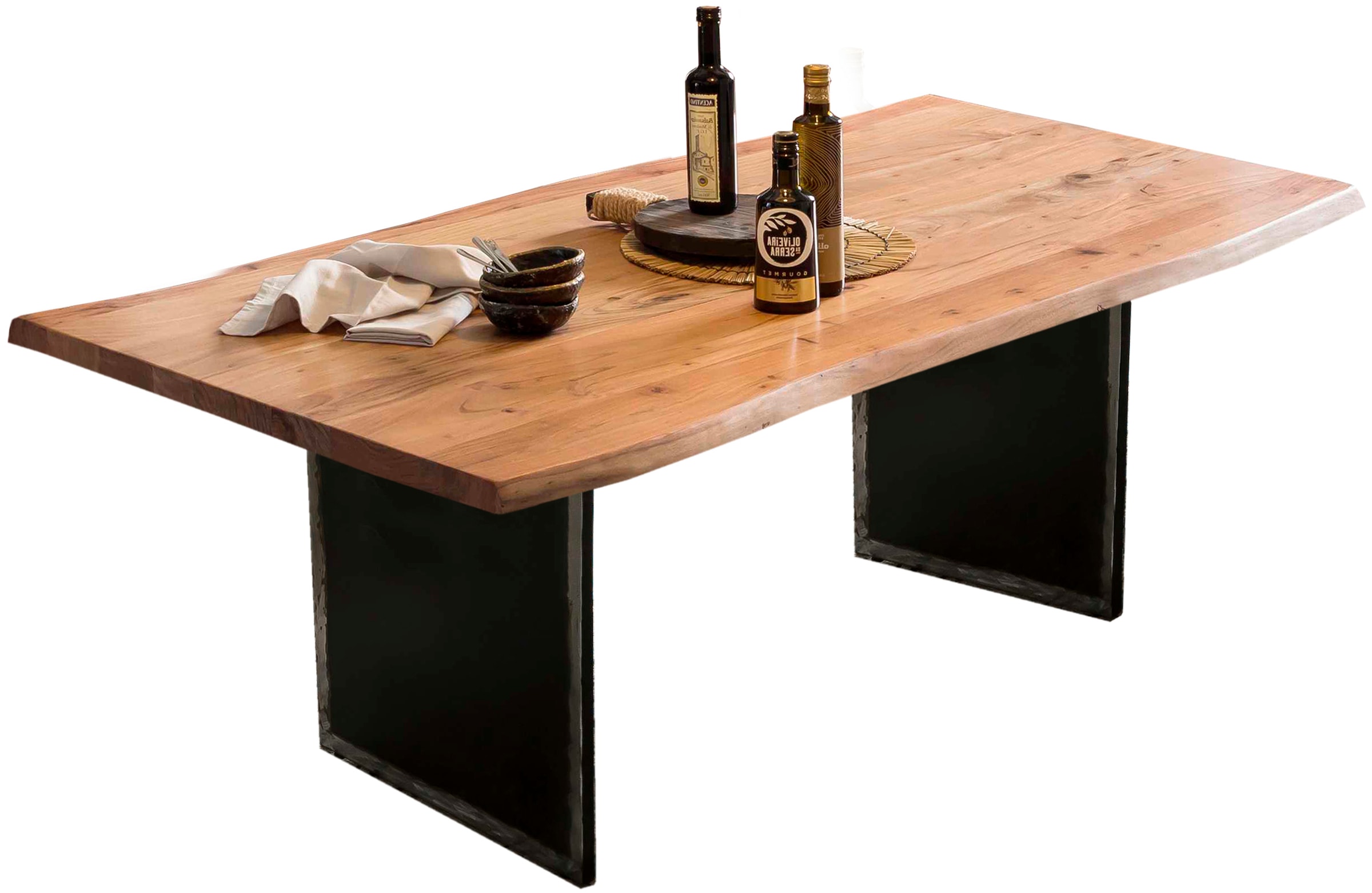 SIT Pied de table »Chinon aus Metall im Used Look für Platten von 160–240 cm« 1 cuis tlg. aspect usé