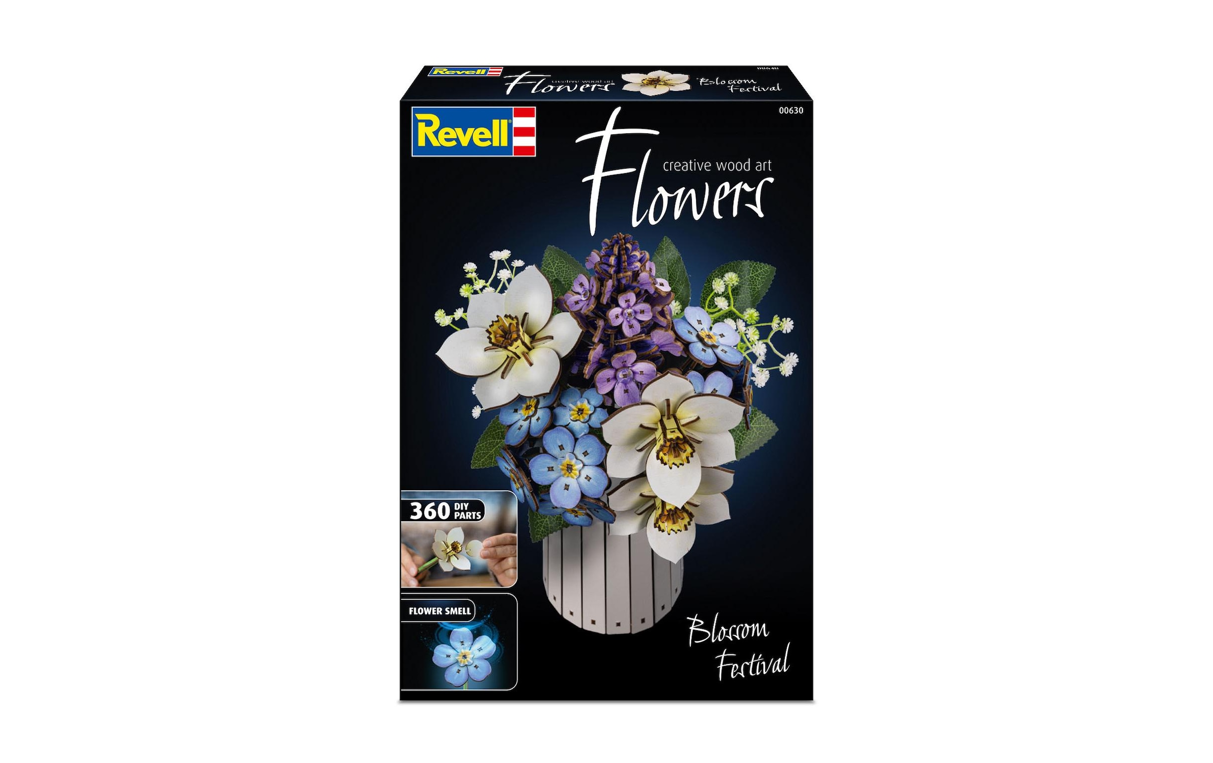 Revell® Modellbausatz »Blossom Festival Holzblumenstrauss mit Vase und Duft« 363 Stk. tlg.