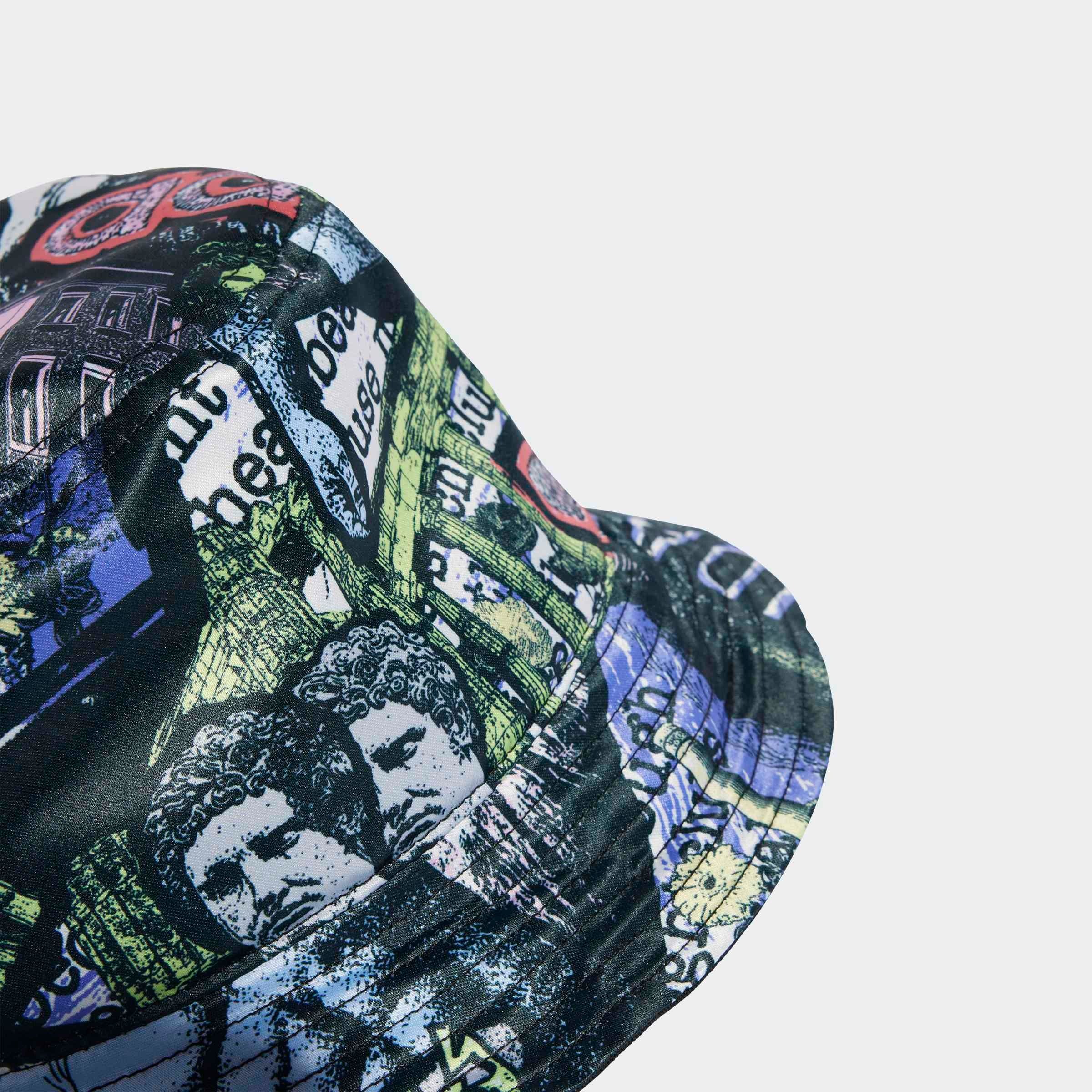 adidas Originals Baseball Cap »ADIDAS X JS B H« Jeremy Scott Stoffhut, Hommage an die 90-er Jahre, Allover-Grafik