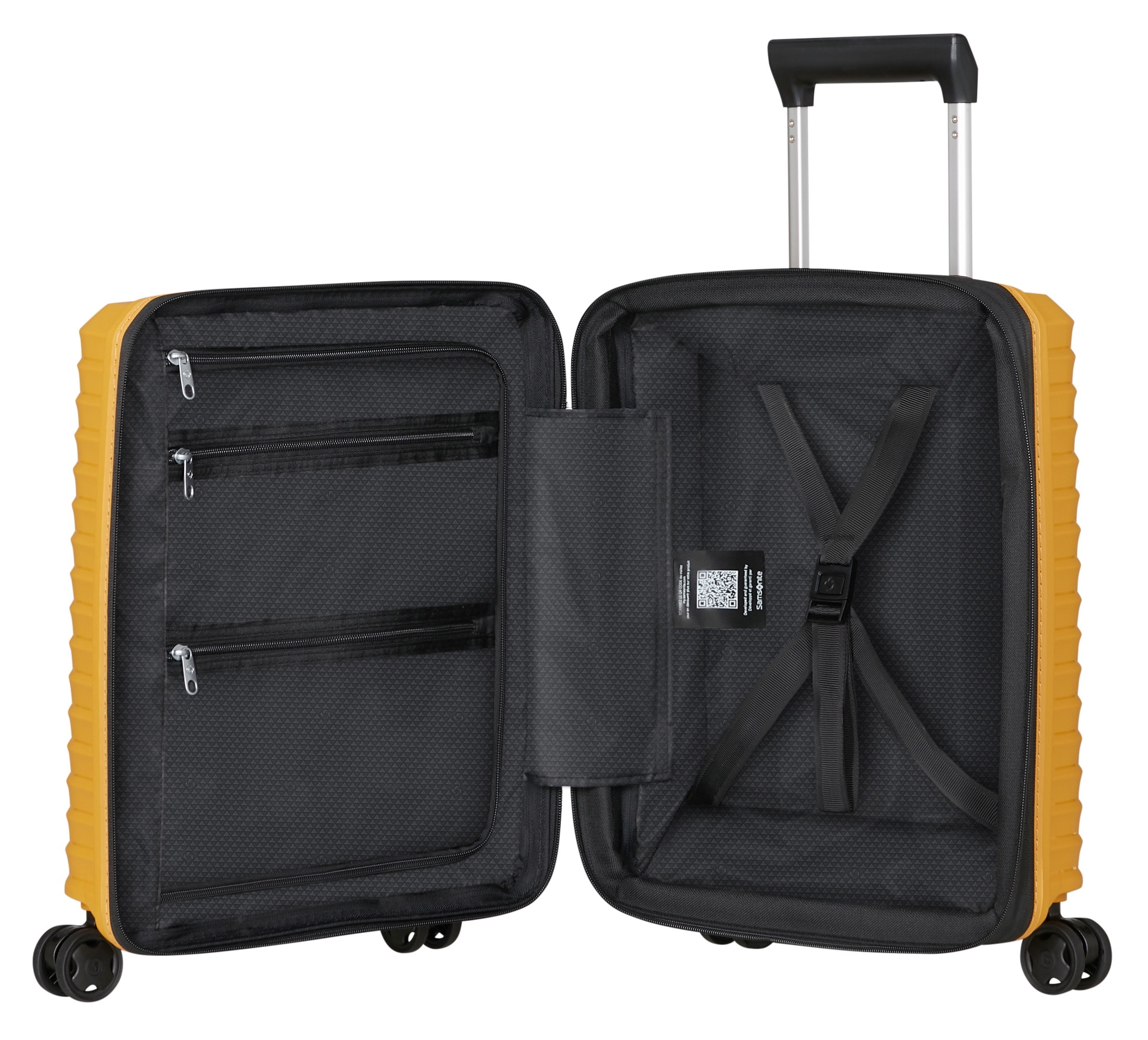 Samsonite Trolley à coque dure »UPSCAPE, verschiedene Grössen und Farben« 28 litre 4 Rollen avec extension de volume, avec poignée de transport dessus, en polypropylène