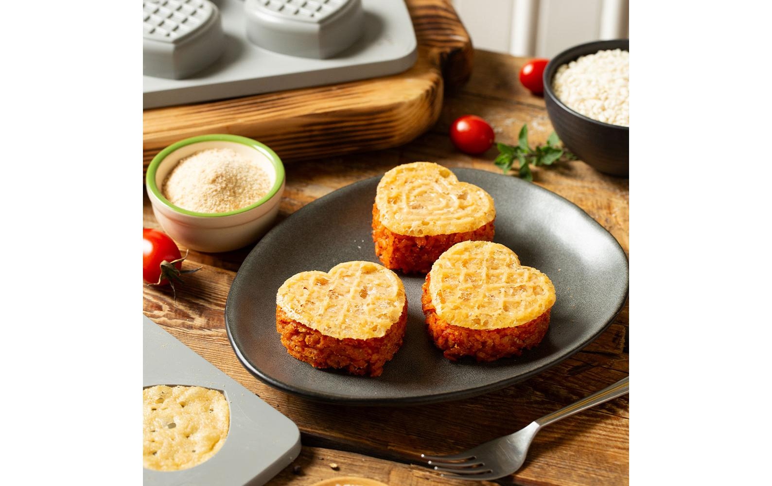   Silikonform »Decora Herzen, 6,8 x 6,3 x 2,3 cm«