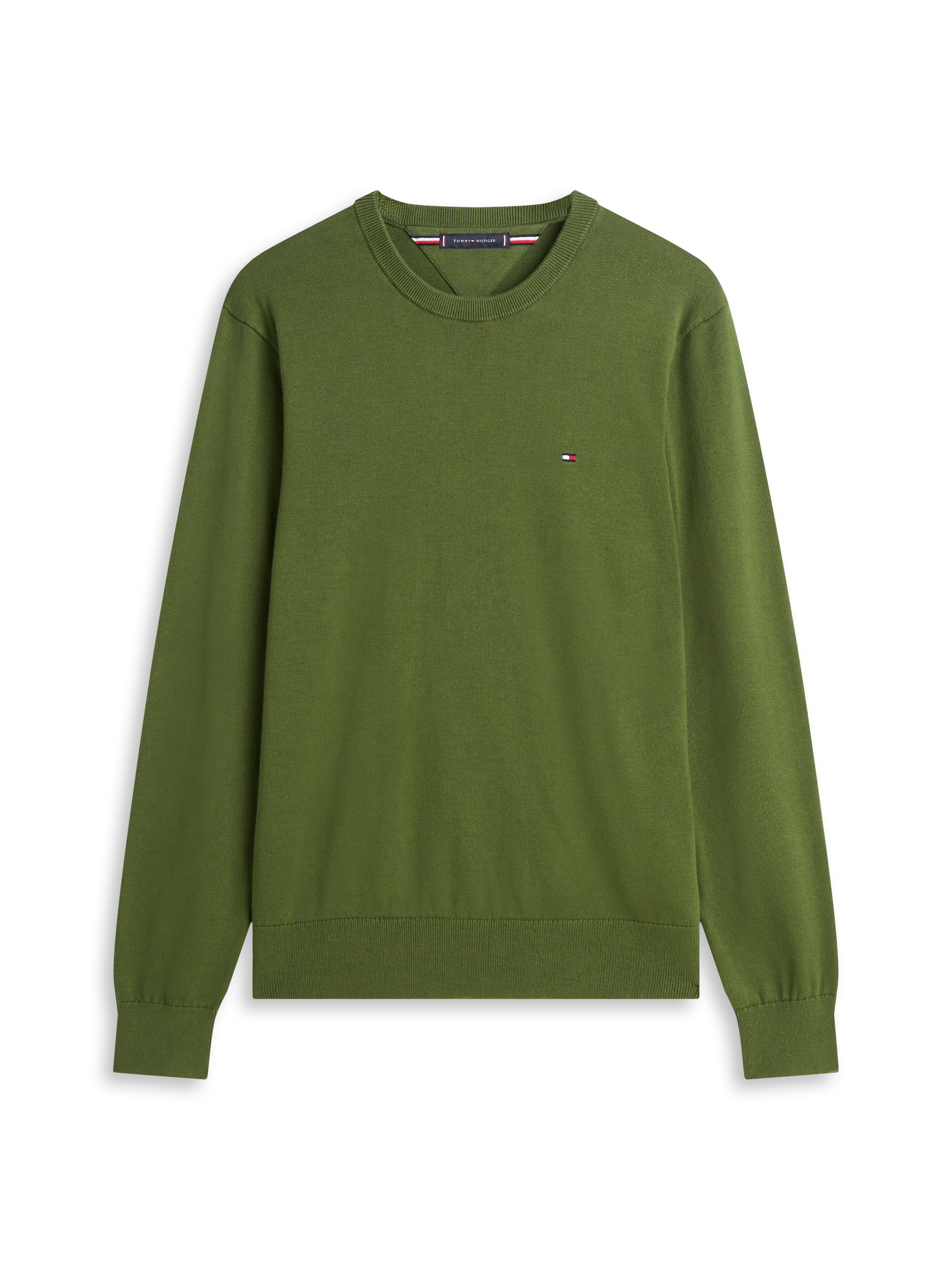 Tommy Hilfiger Pull à col rond »ESSENTIAL COTTON« Crewneck Regular Fit Premium Mode