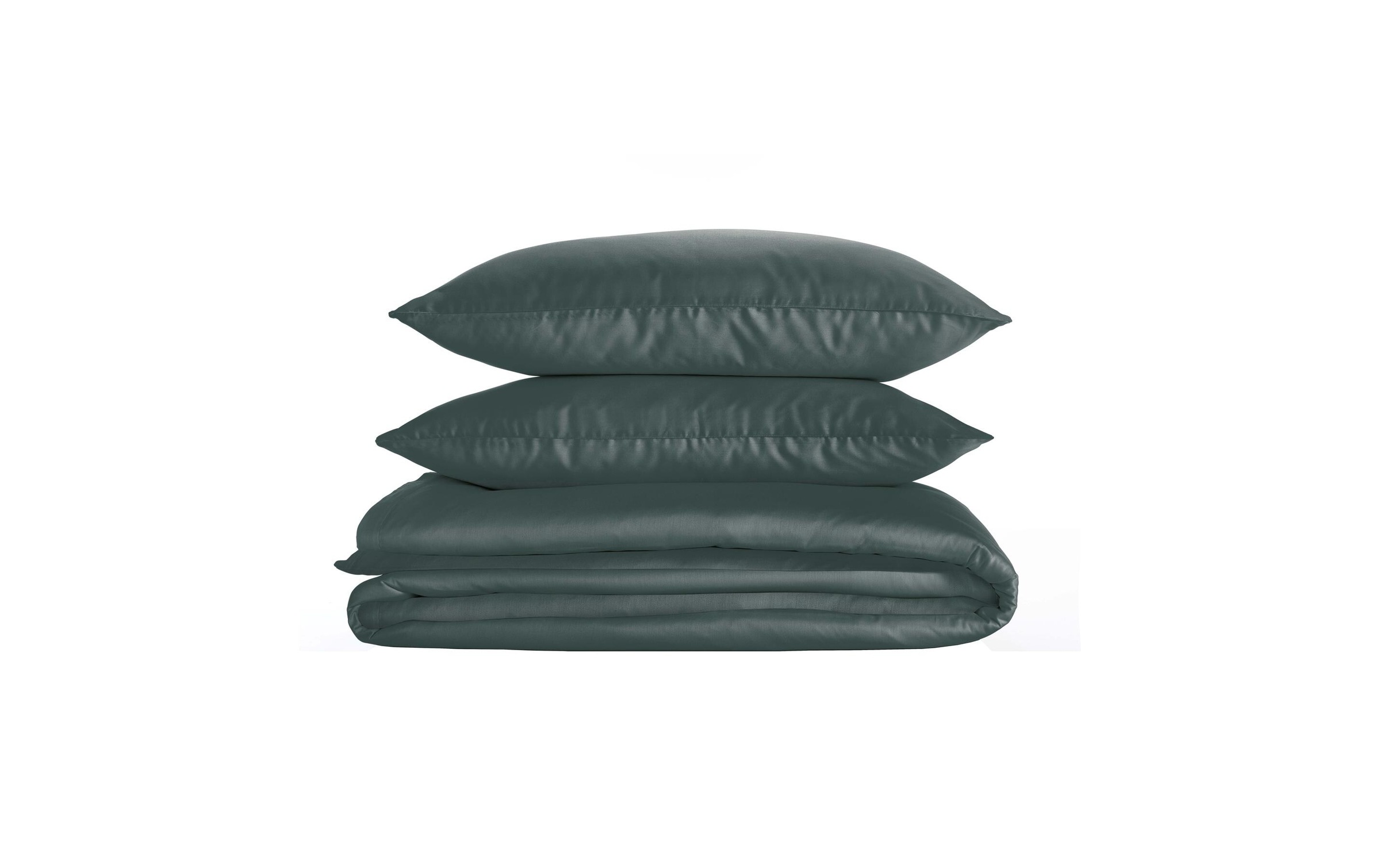   Linge de lit »Living Home Uni Satin 100 160 x 210 cm« Duvetbezug mit Paspel