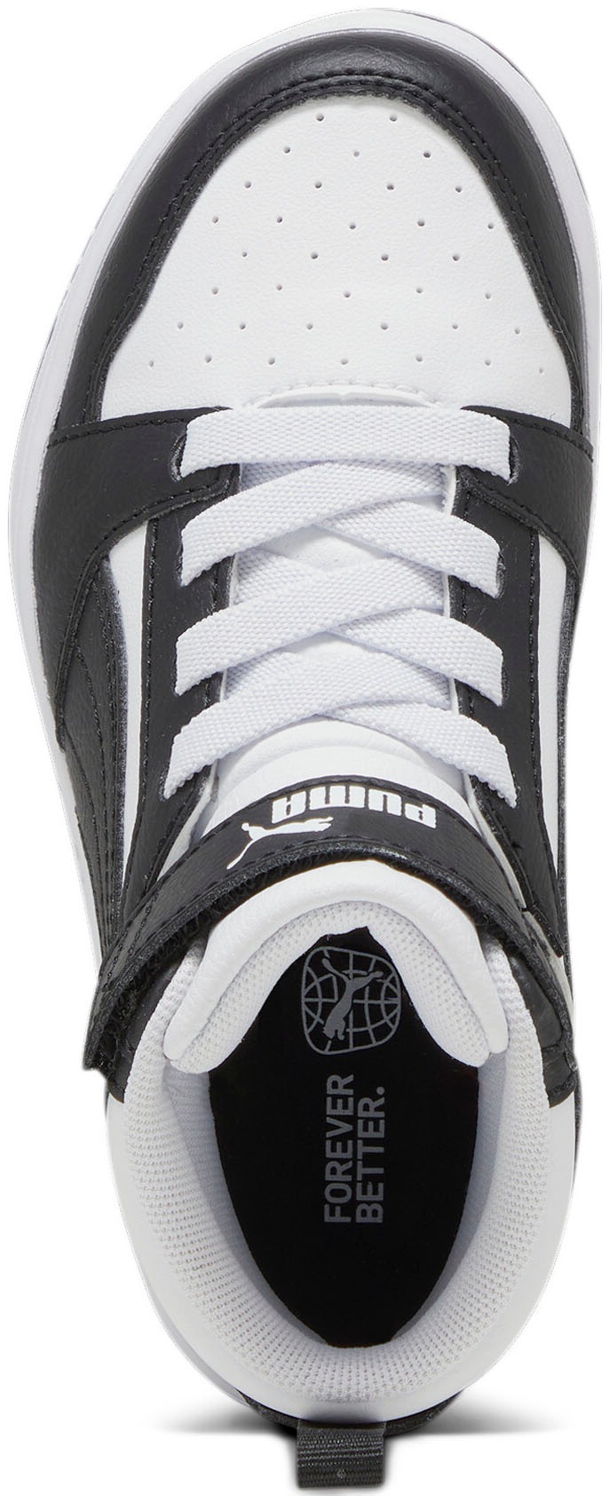PUMA Sneaker »REBOUND V6 MID AC+ PS«  mit leicht profilierter Gummilaufsohle, mit Klettverschluss