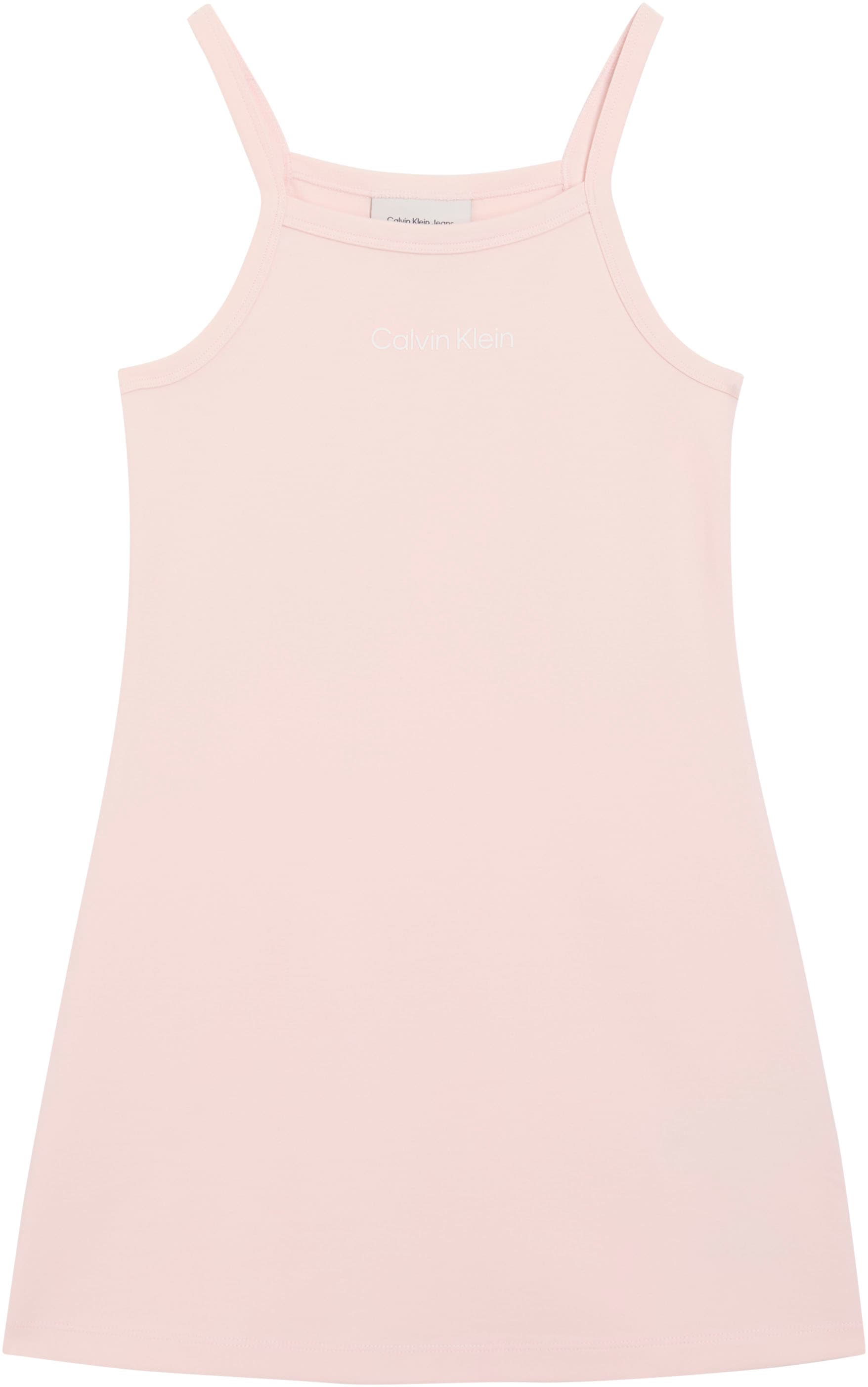 Calvin Klein Jeans Trägerkleid »STRAP PUNTO DRESS« Ohne Tasche Regular fit für Kinder mit Markenprint