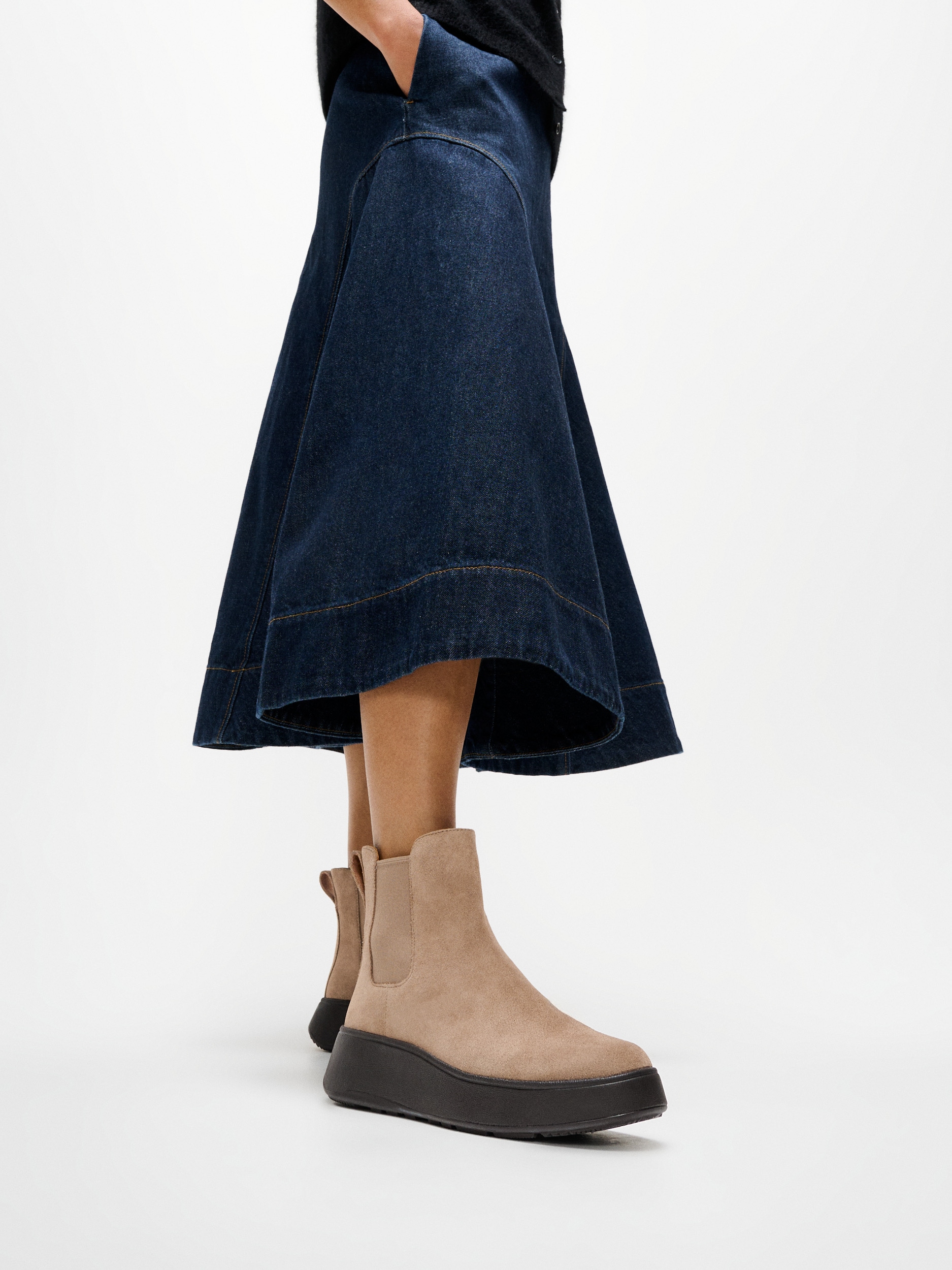Fitflop Chelseaboots »F-MODE«  Chunky Boots mit Plateausohle