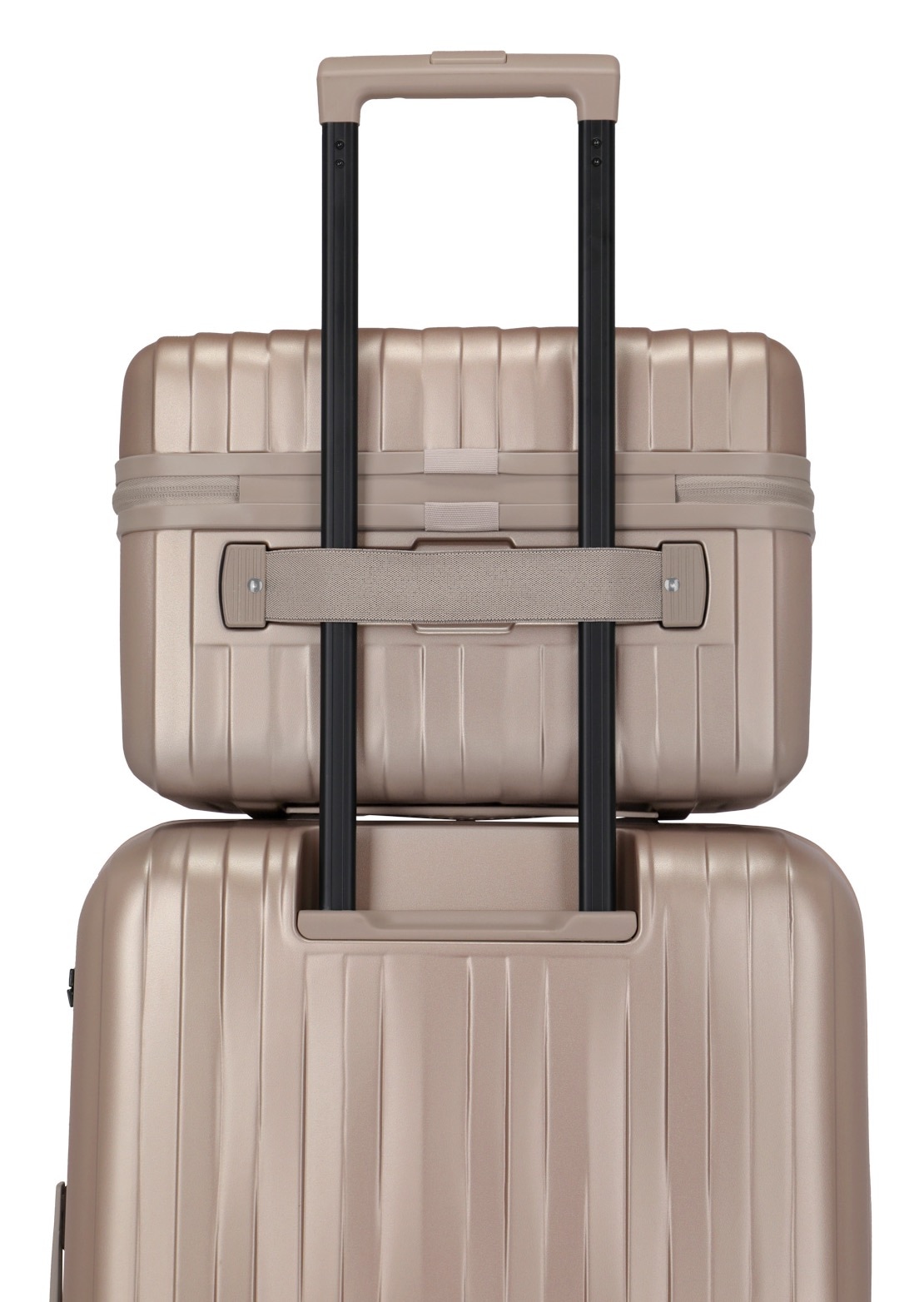 travelite Beautycase »BARBARA NOVELTY Kosmetikkoffer« mit Trolley-Sleeve und flexiblem Ordnungssystem