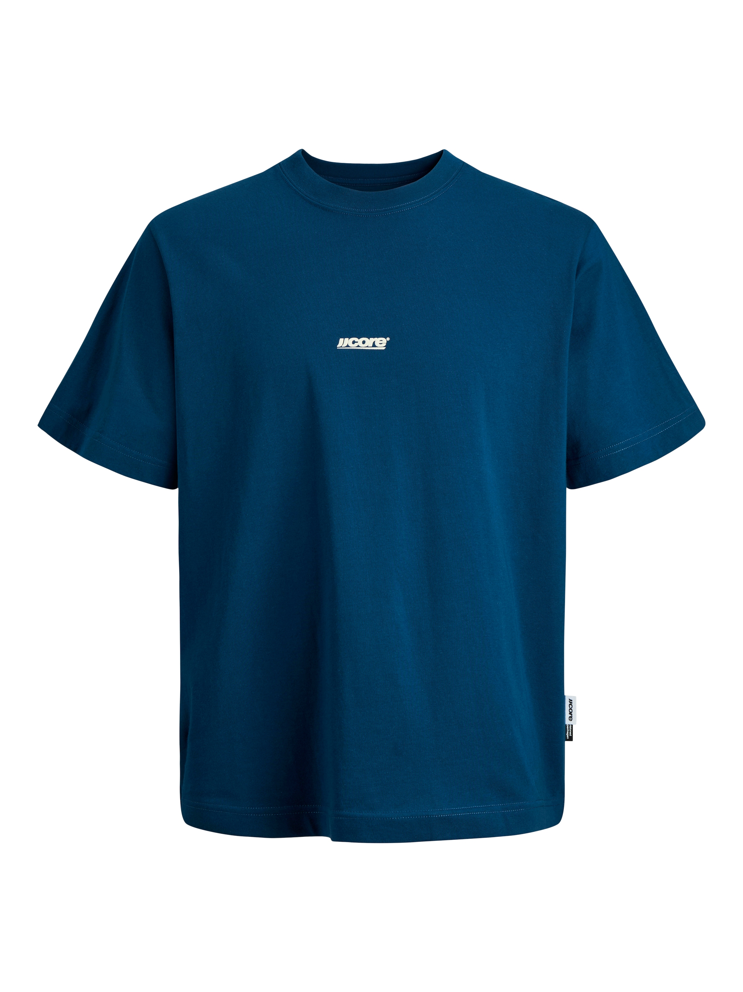 Jack & Jones T-Shirt »JCOCLUB BACK TEXT PRNT TEE SS CREW SN« mit Print