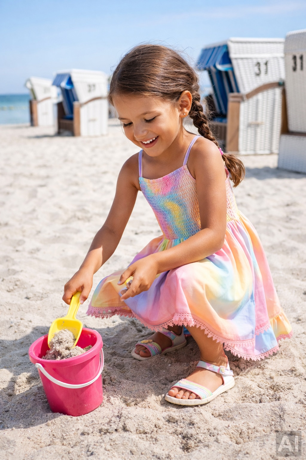 happy girls Sommerkleid