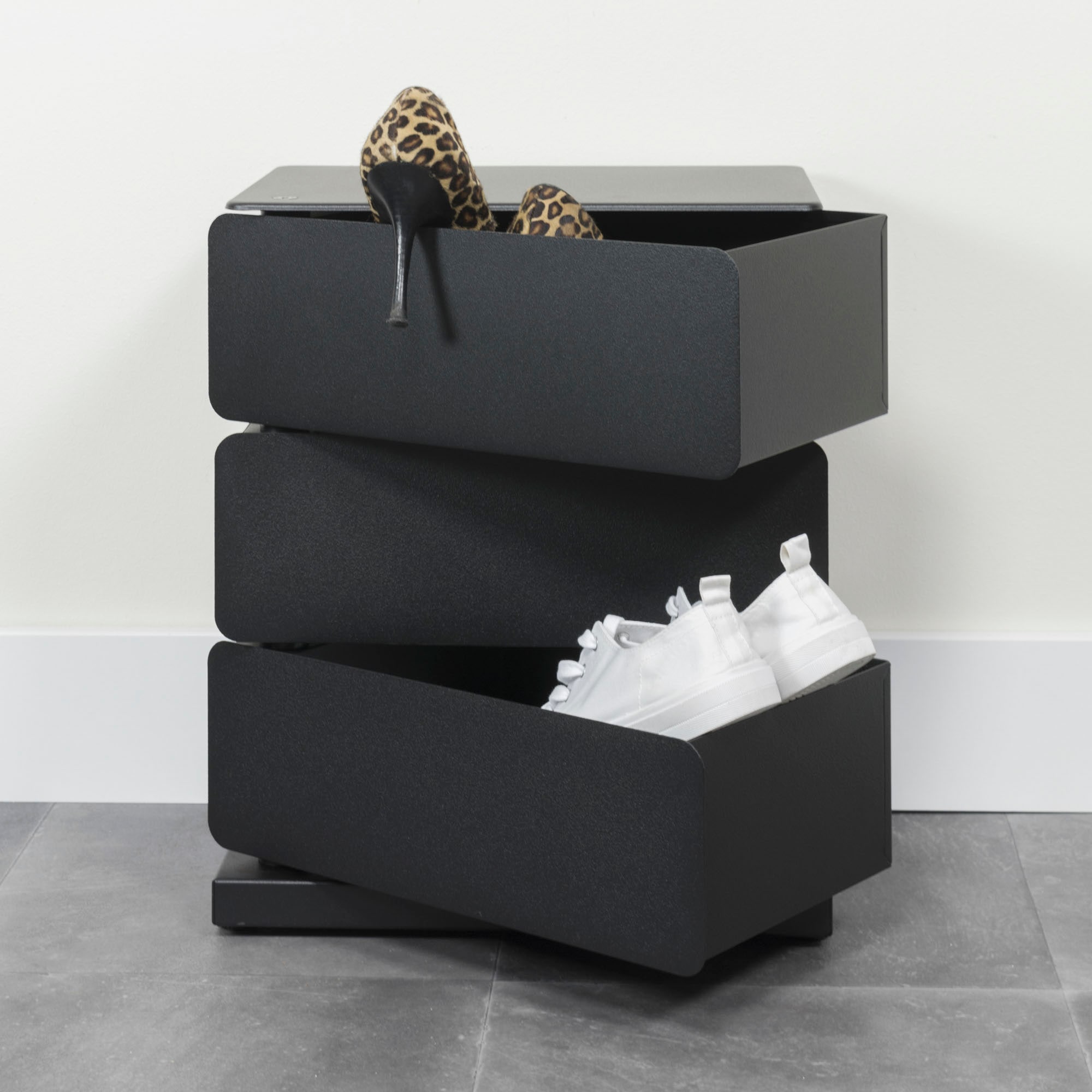 Spinder Design Schuhkommode »Joey« Metall, Breite 37 cm