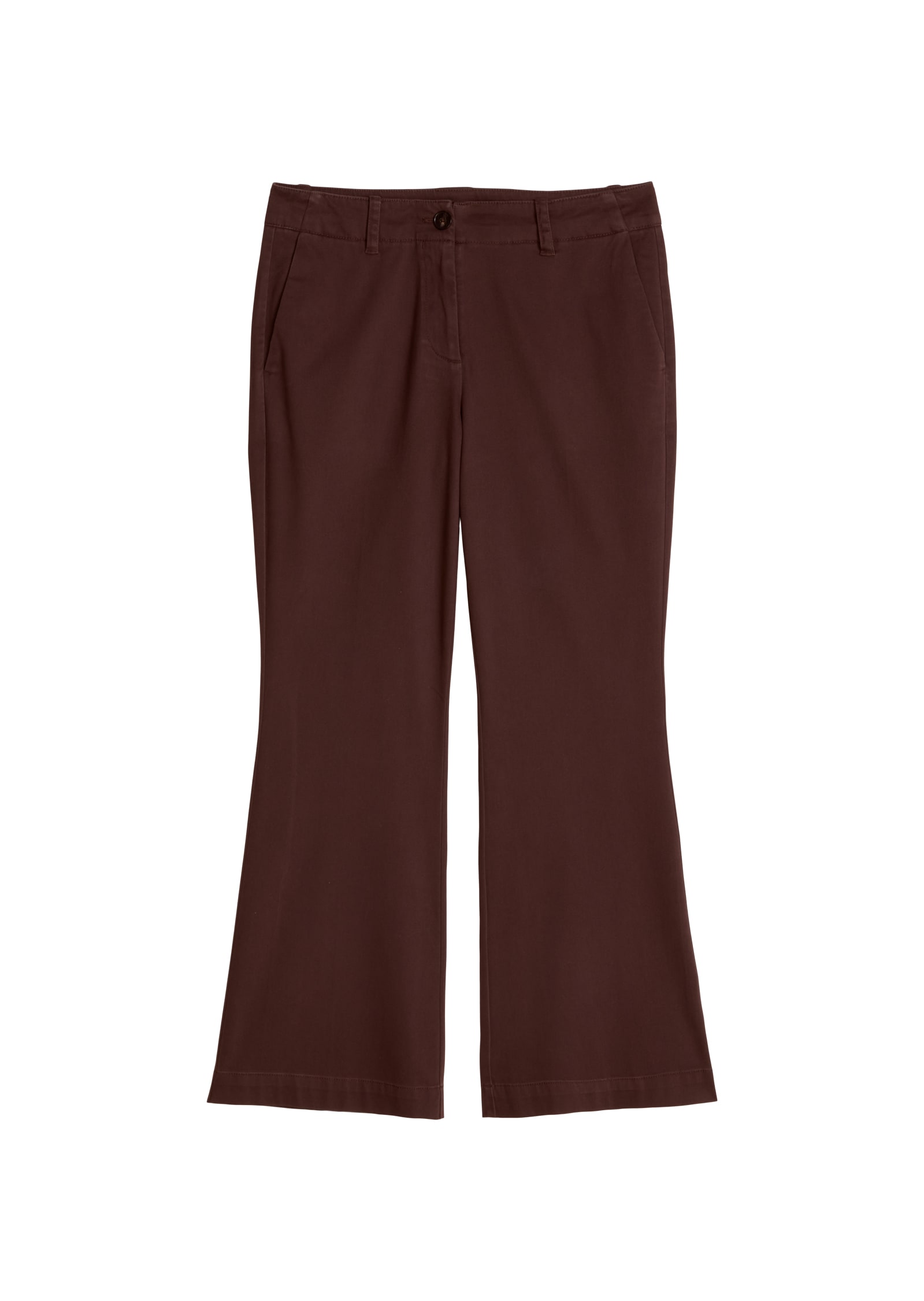 Marc O'Polo 7/8-Hose  aus Baumwoll-Stretch-Satin, Flared Fit