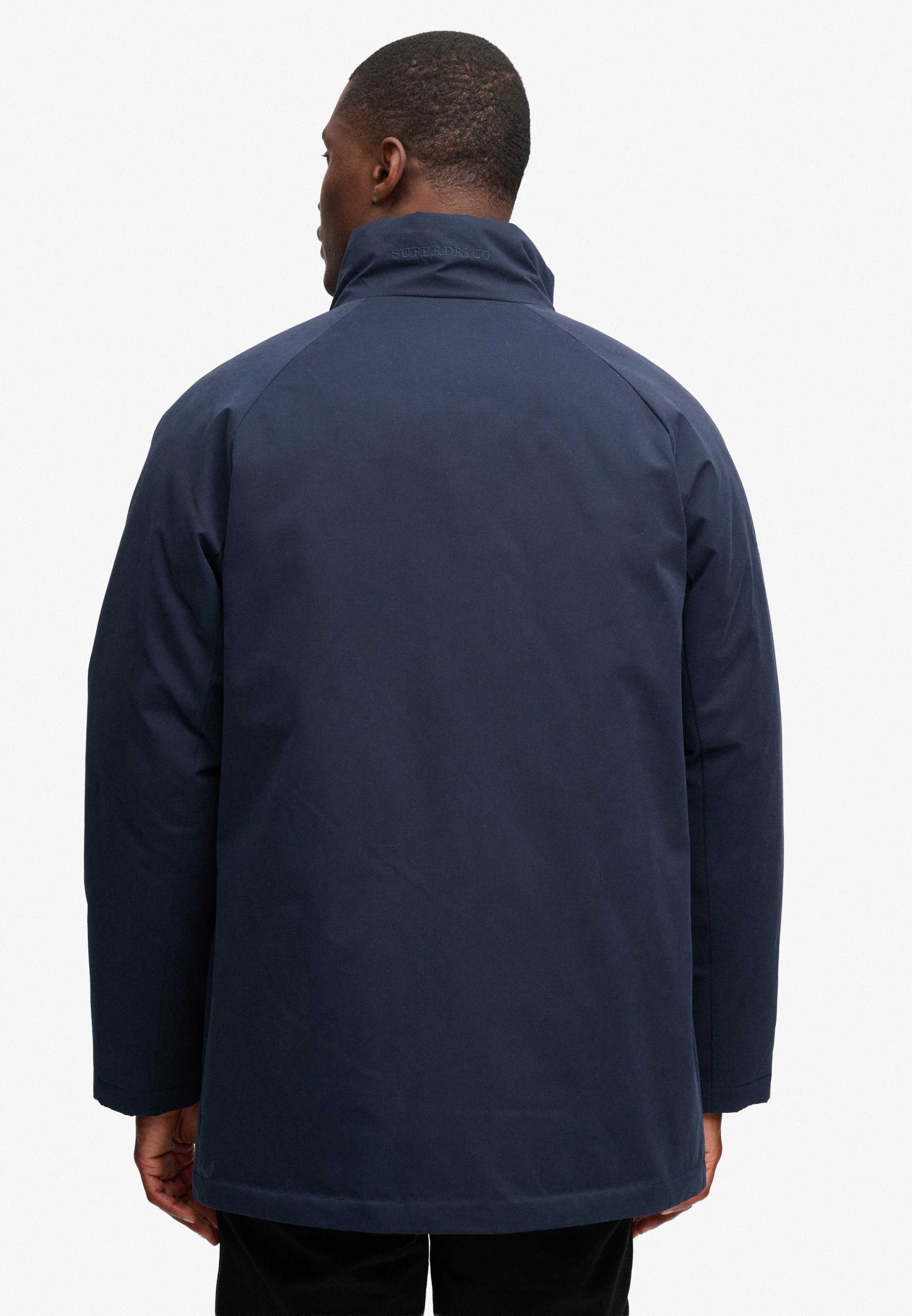 Superdry Parka »PREMIUM PADDED CAR COAT« mélange de matériaux, coupe régulière
