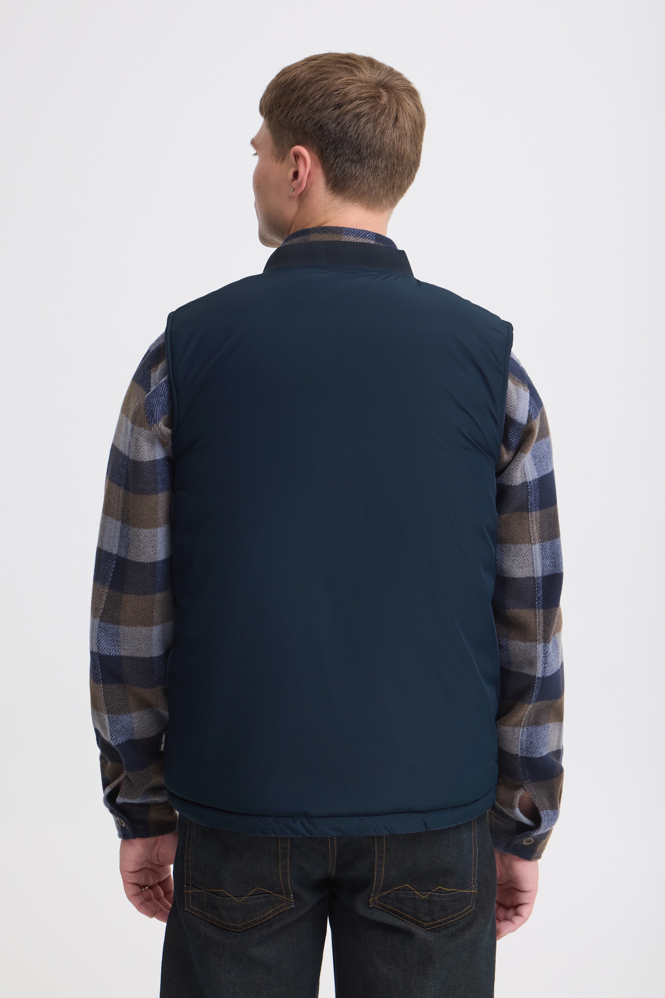 Blend Gilet matelassé »BHELWAT REVERSIBLE VEST.« fibre synthétique, coupe régulière