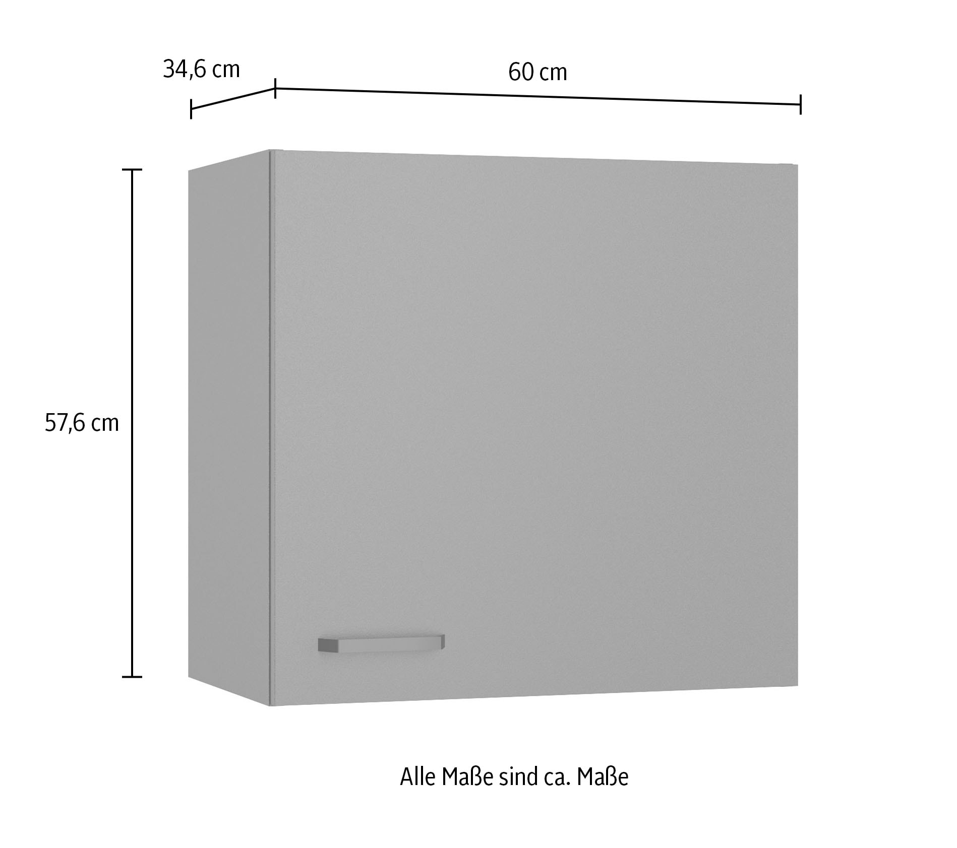 OPTIFIT Hängeschrank »OPTImulti« Breite 60 cm, mit 1 Tür, 1 Einlegeboden