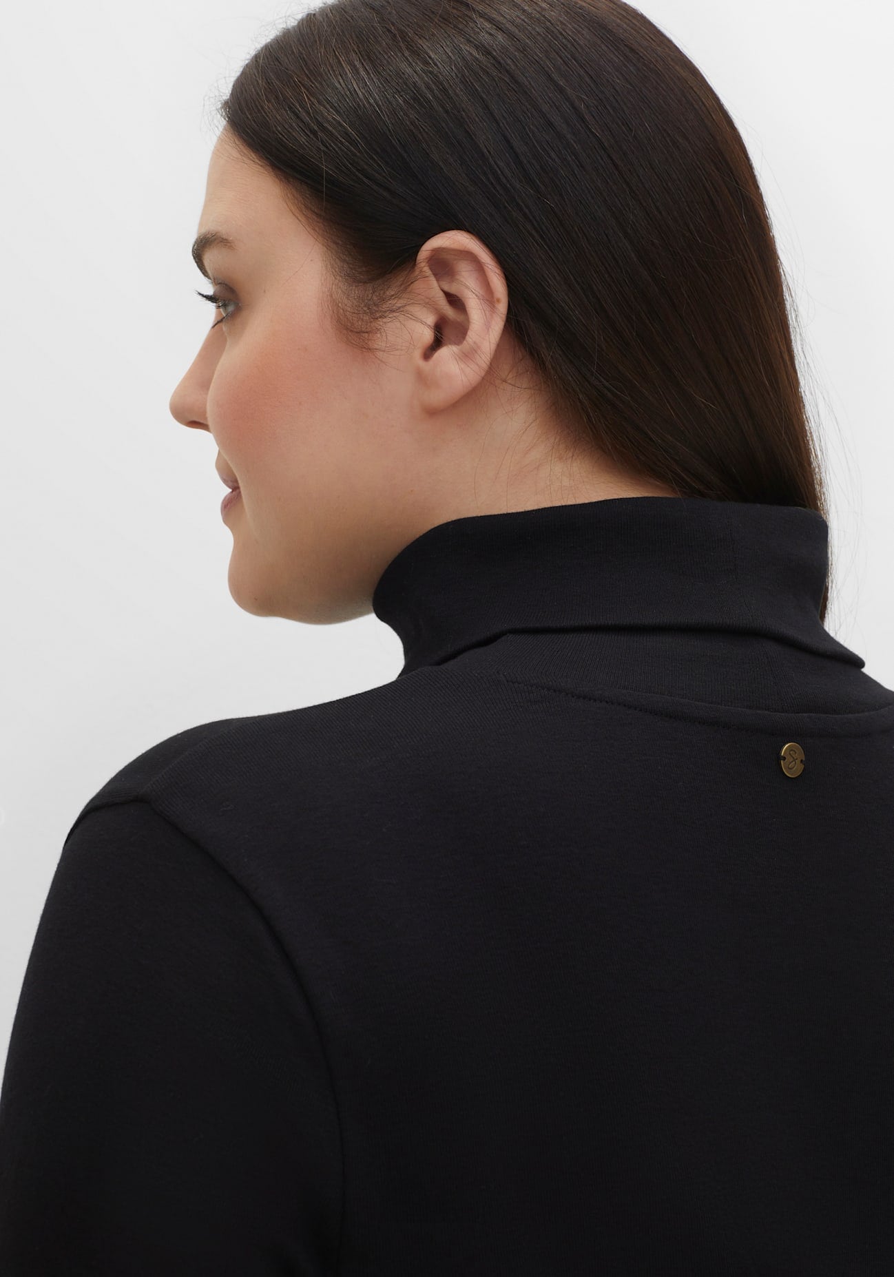 Sheego Langarmshirt »Rollkragen-Shirt« 1 Stk. tlg.