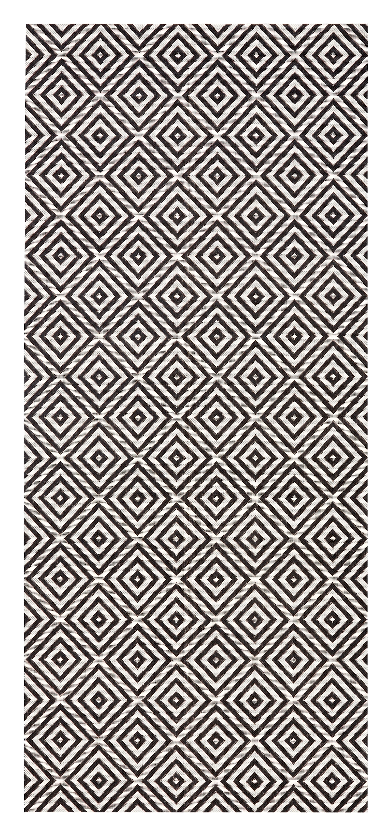 HANSE Home Teppich »Karo« rechteckig 8 mm Höhe In- & Outdoor, Läufer, Wetterfest, Raute, Balkon, Garten, Flur