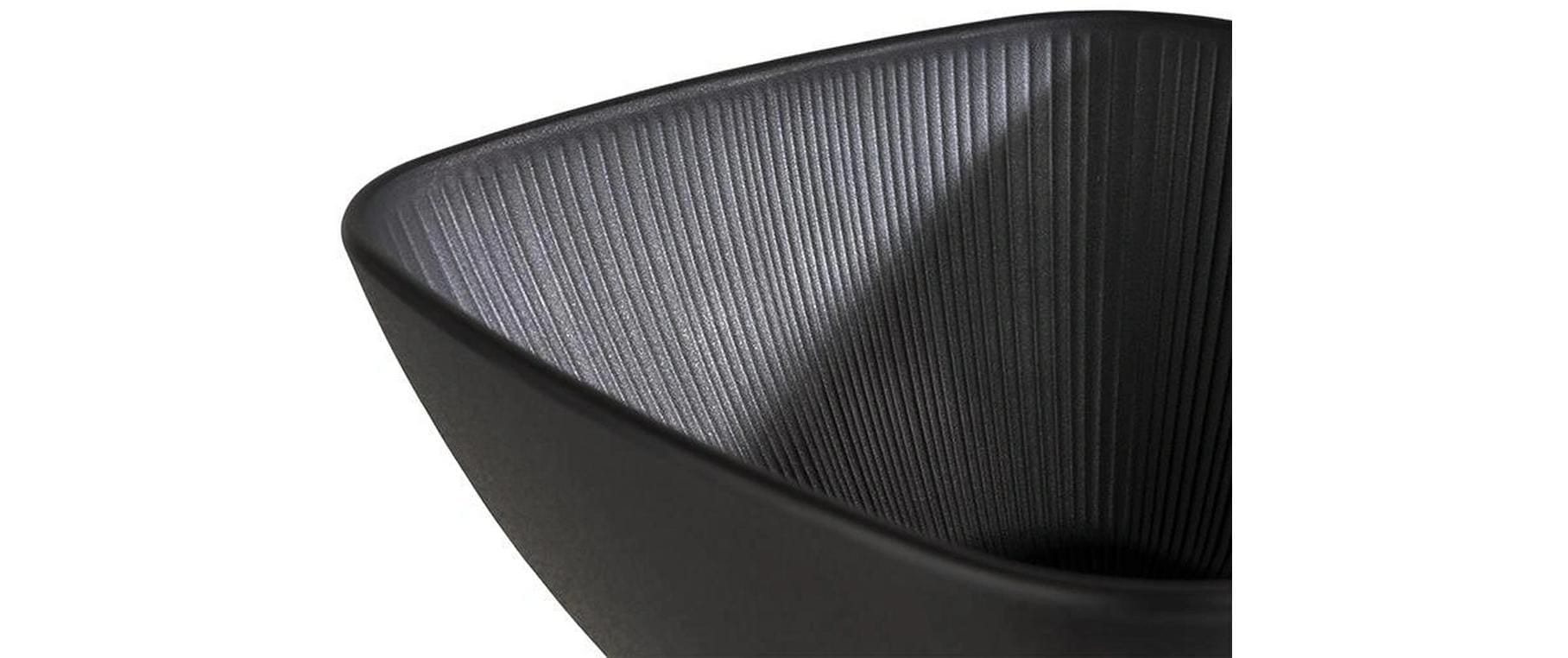 APS Bol »Nero Schale 25 x 25 cm H11 cm Melamin« aus mélamine compatible lave-vaisselle