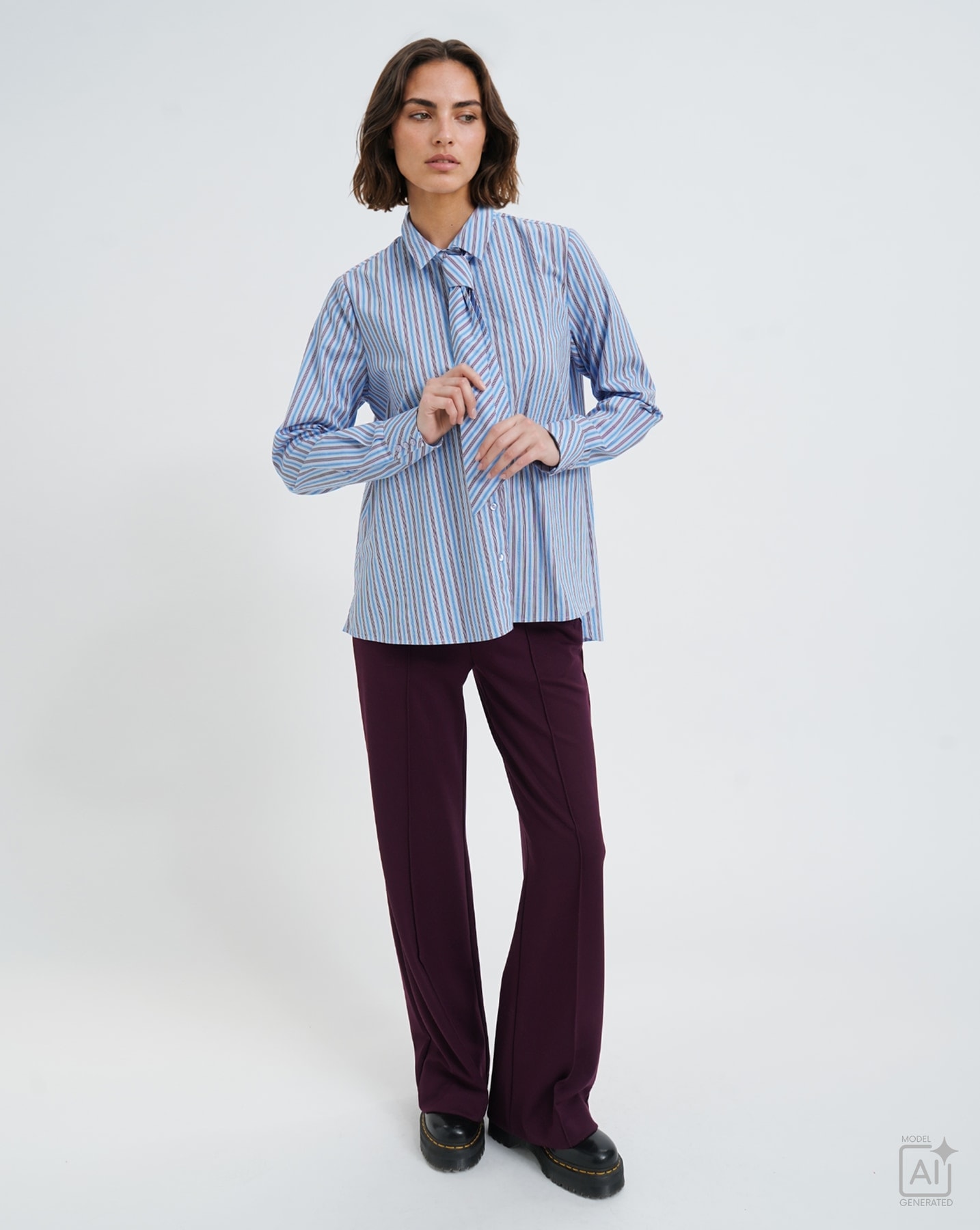 Smith & Soul Blouse chemise mit passender Krawatte