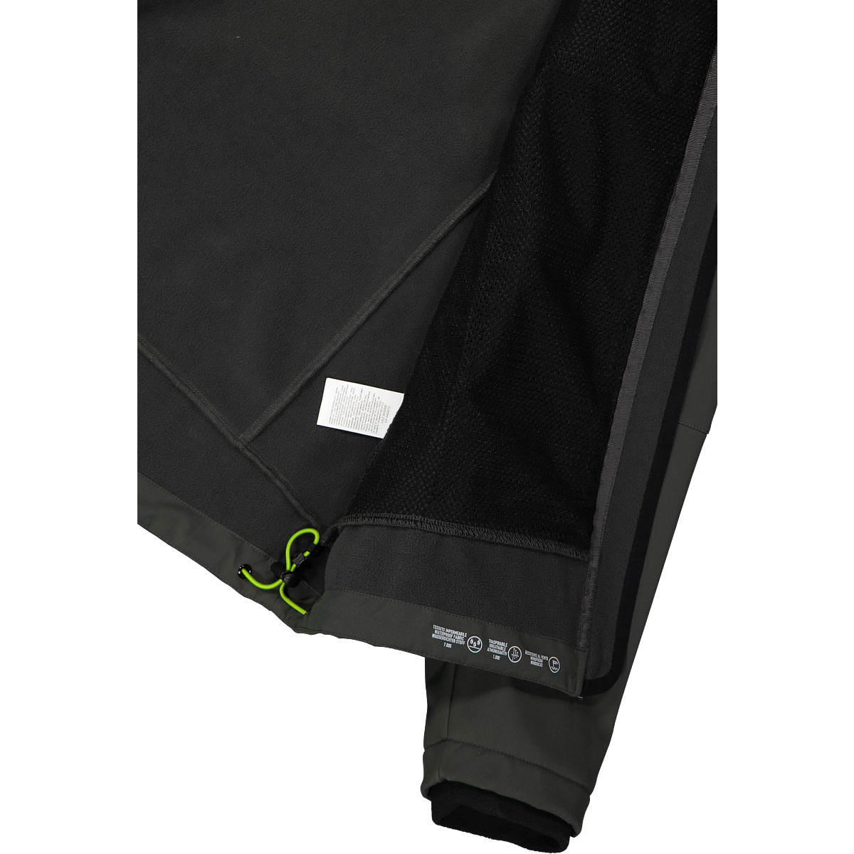 CMP Veste softshell avec capuche avec col montant, triple couche, déperlant, coupe-vent