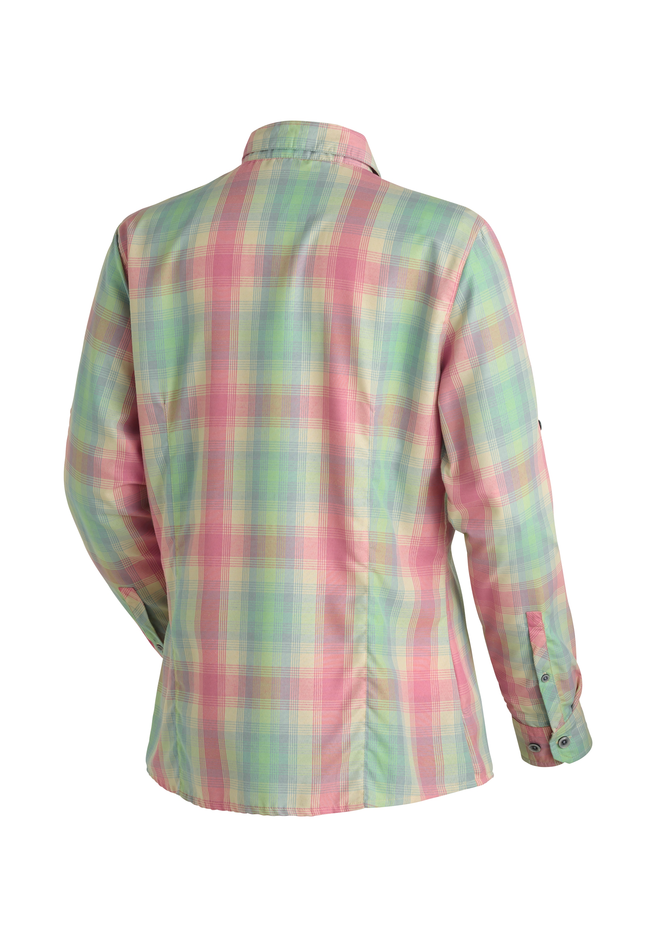Maier Sports Funktionsbluse »Nanni« Damen Bluse, leichte Langarmbluse, Blusen-Shirt, Karobluse, Reg Fit