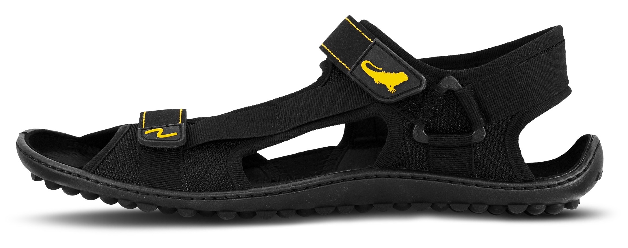 Leguano Barfussschuh  , Sommerschuh, Sandale, mit praktischen Klettverschlüssen