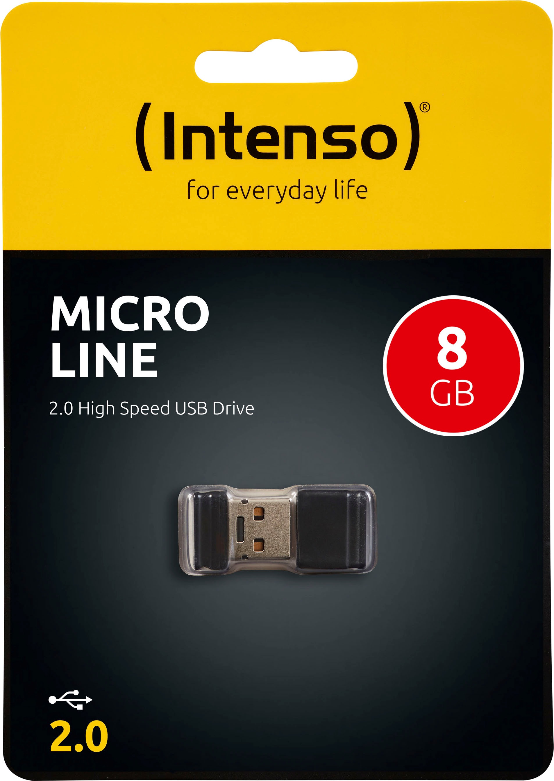 Intenso Clé USB »Micro Line« (8GB GB Lesegeschwindigkeit 16,5 MB/s)
