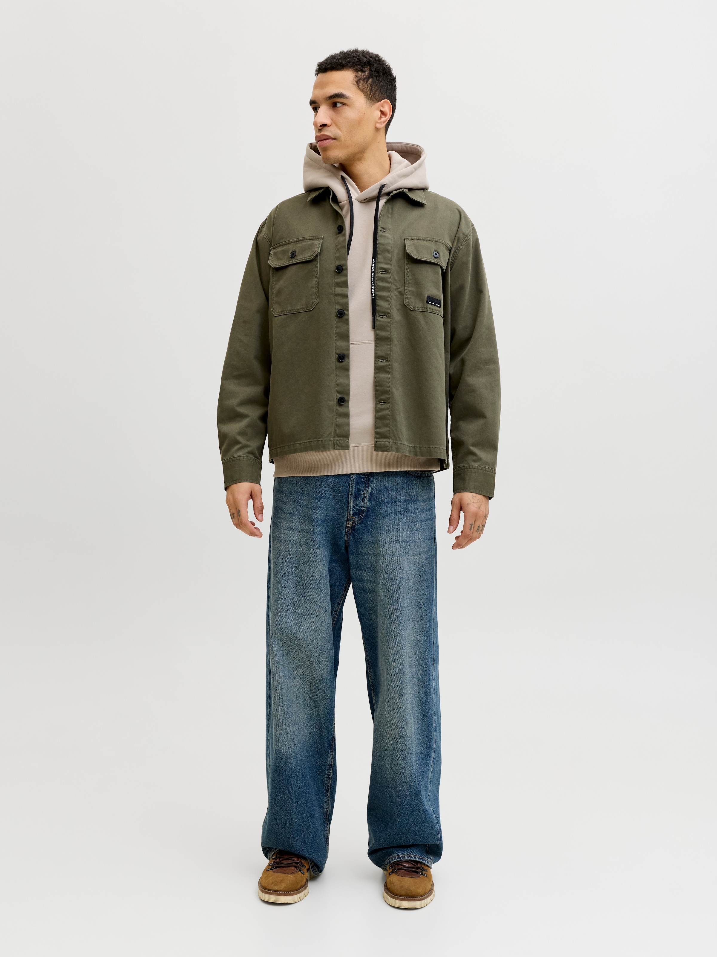 Jack & Jones Sweat à capuche »JCOFUSION SWEAT BADGE HOOD«
