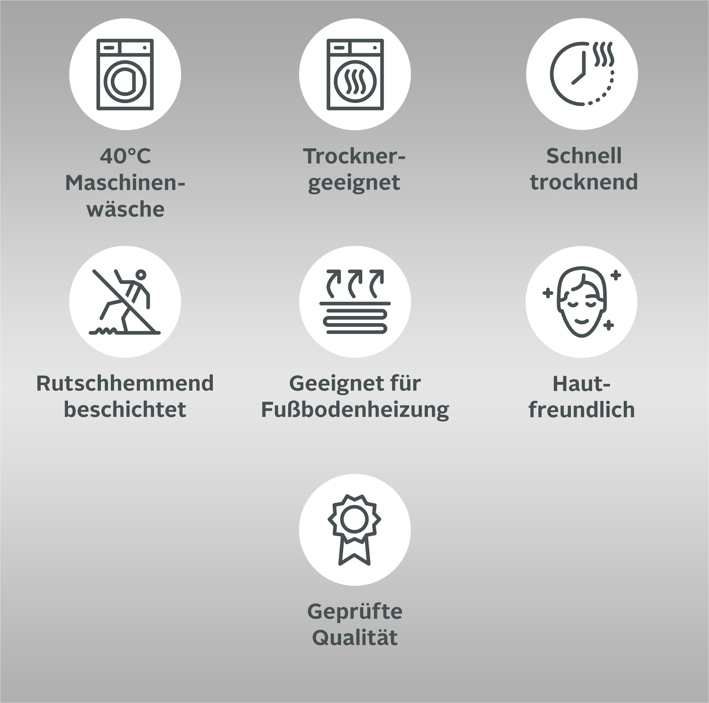 Bruno Banani Badematte »Lana, Badvorleger, Badezimmer Teppich« Höhe 25 mm rutschhemmend beschichtet fussbodenheizungsgeeignet | schnell trocknend | strapazierfähig Badteppich, Badematten, unifarben, auch als 3 teiliges Set & rund