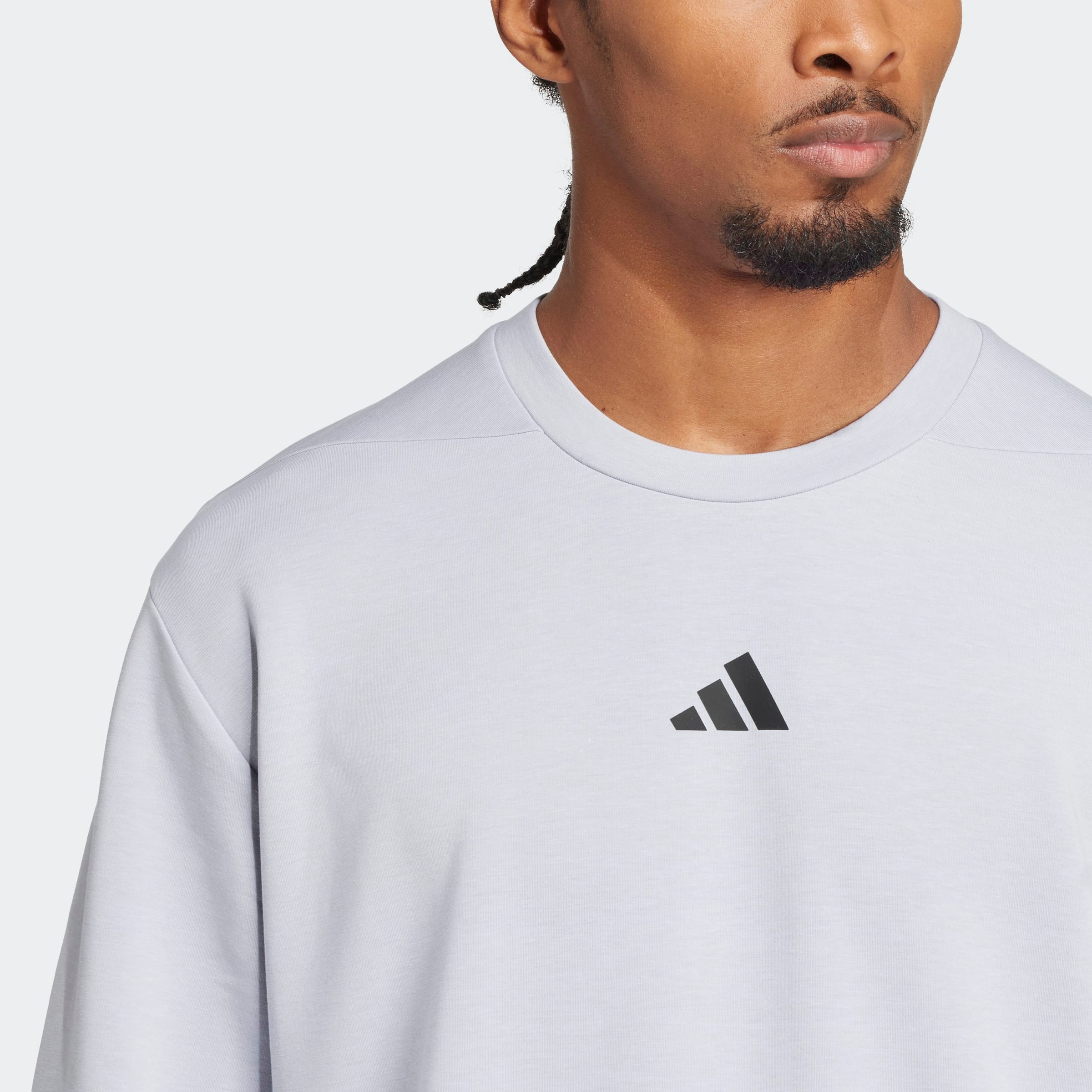 adidas Performance Sweat-shirt »D4T CREW SWEATS«, avec bord côte, respirant, coupe normale
