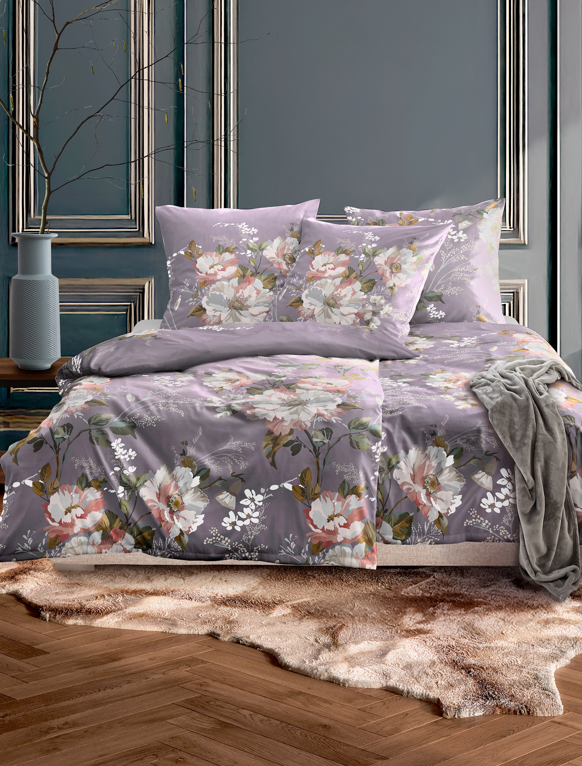 Irisette Linge de lit »Wave 8781« 2 Mako-Satin, anschmiegsam und atmungsaktiv, Ganzjahresqualität