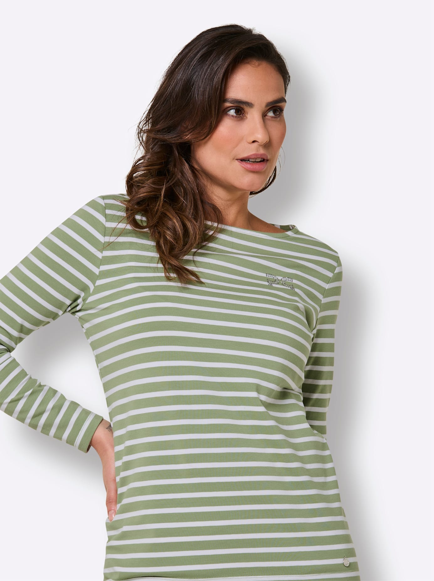 CREATION L PREMIUM T-shirt à manches longues »Pima-Baumwoll-Shirt« 1