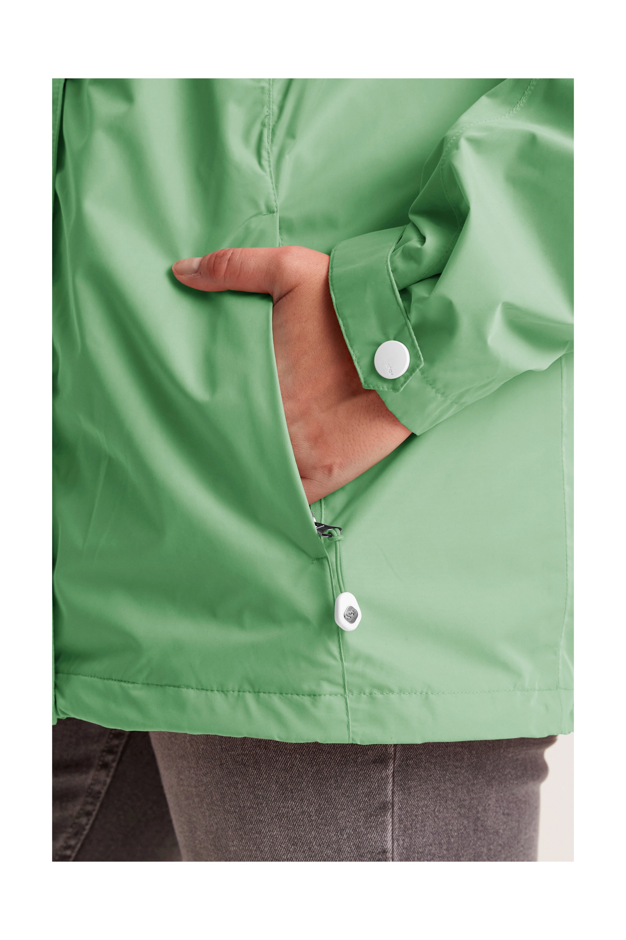 STOY Outdoorjacke »STS 11 WMN JCKT« Wasserdichte, atmungsaktive STOY-Jacke mit abnehmbarer Kapuze