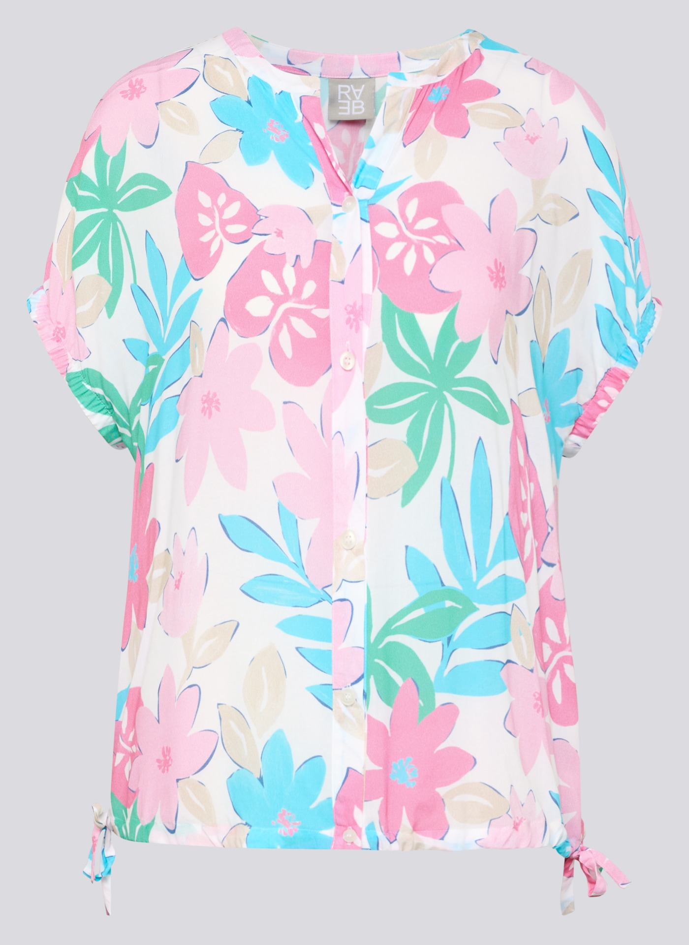 Rabe Hemdbluse mit All-Over Print