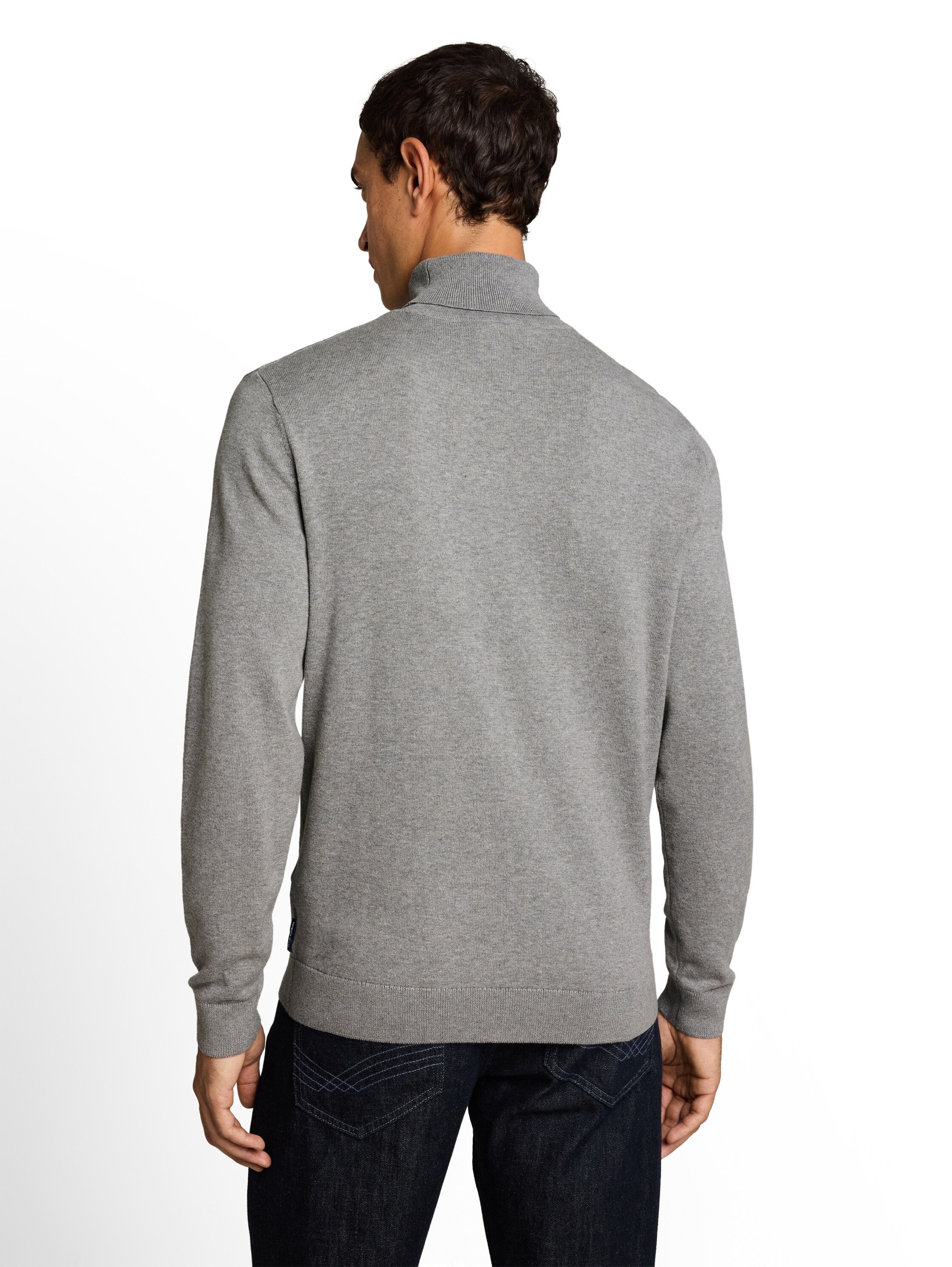 TOM TAILOR Rollkragenpullover im Strick-Design