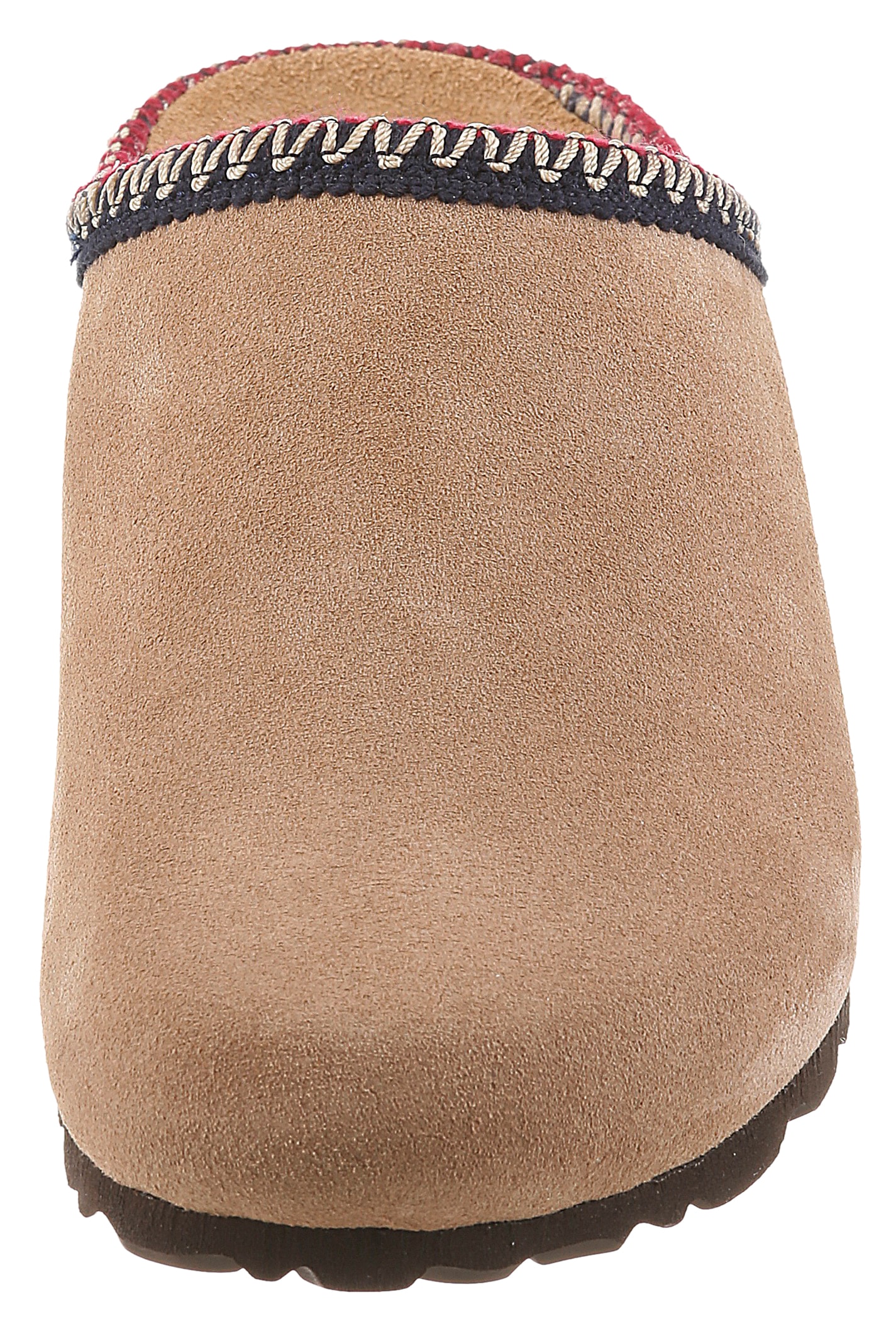 Aniston SHOES Clog  Schlupfschuh, Hausschuh mit farbenfroher Ziernaht - NEUE KOLLEKTION