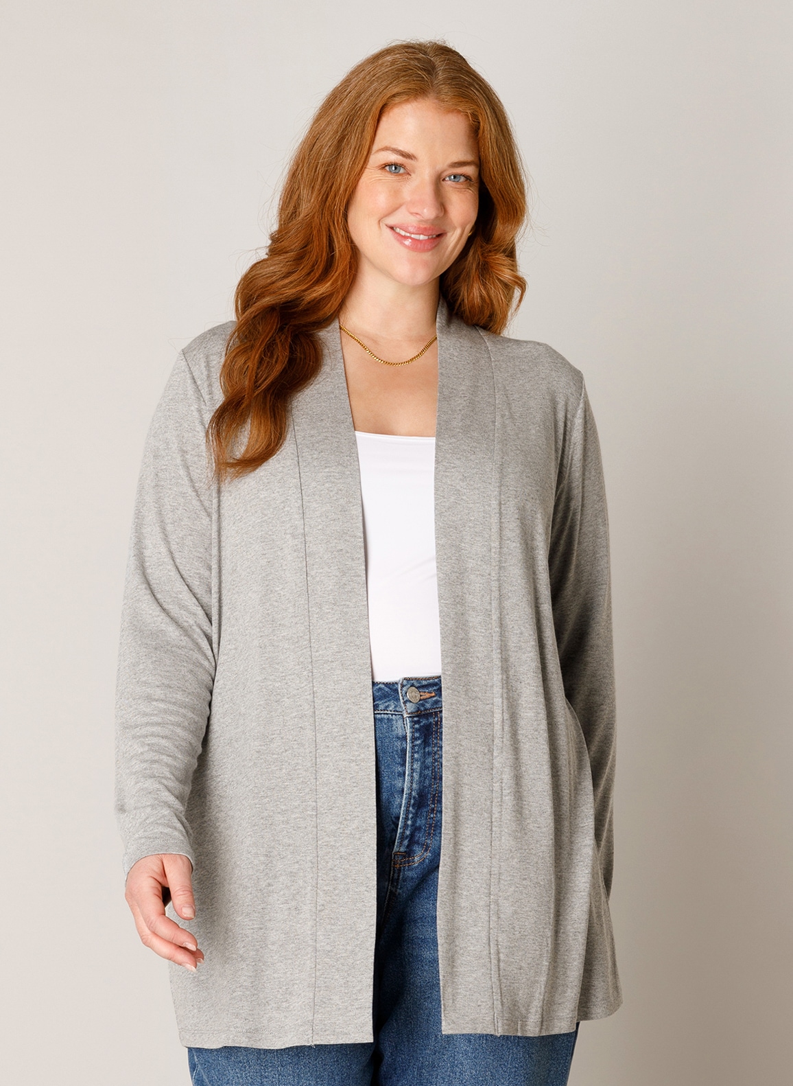 Base Level Curvy Strickjacke »Ayla« Grosse Grössen