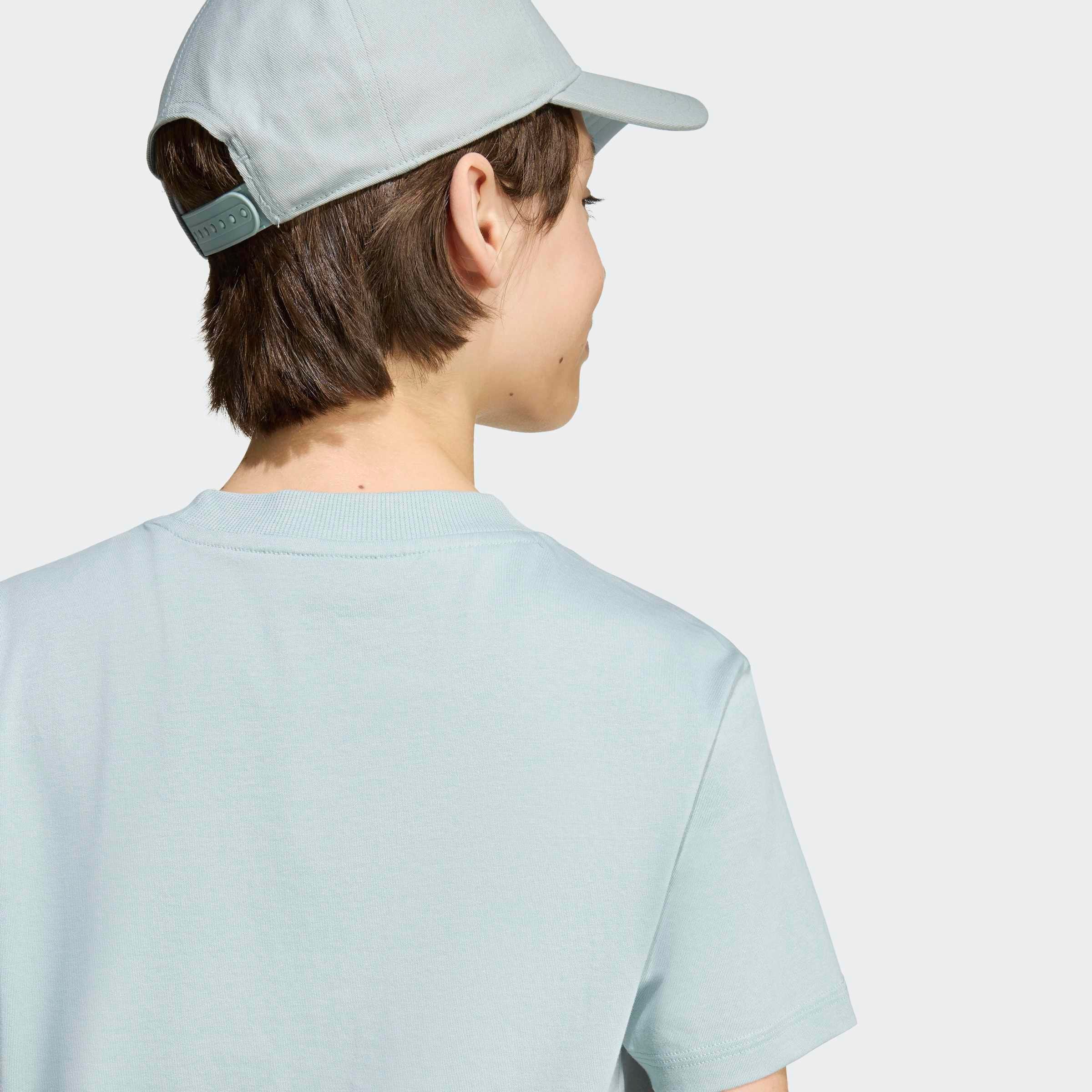 adidas Sportswear T-shirt »ESSENTIALS KIDS« für Kinder, mit Rundhalsausschnitt, ohne Verschluss, pflegeleicht